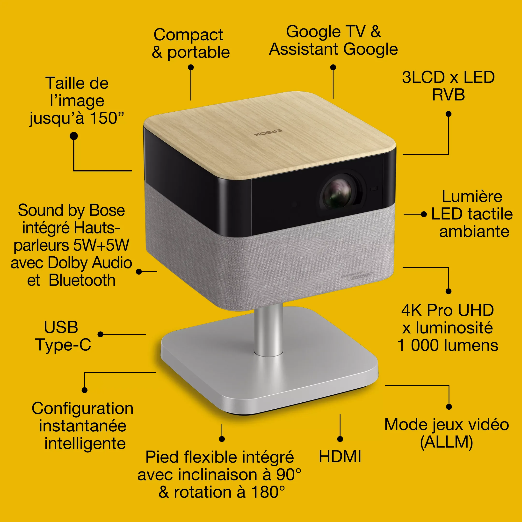 Epson Projecteur Lifestudio Flex EF-72 image