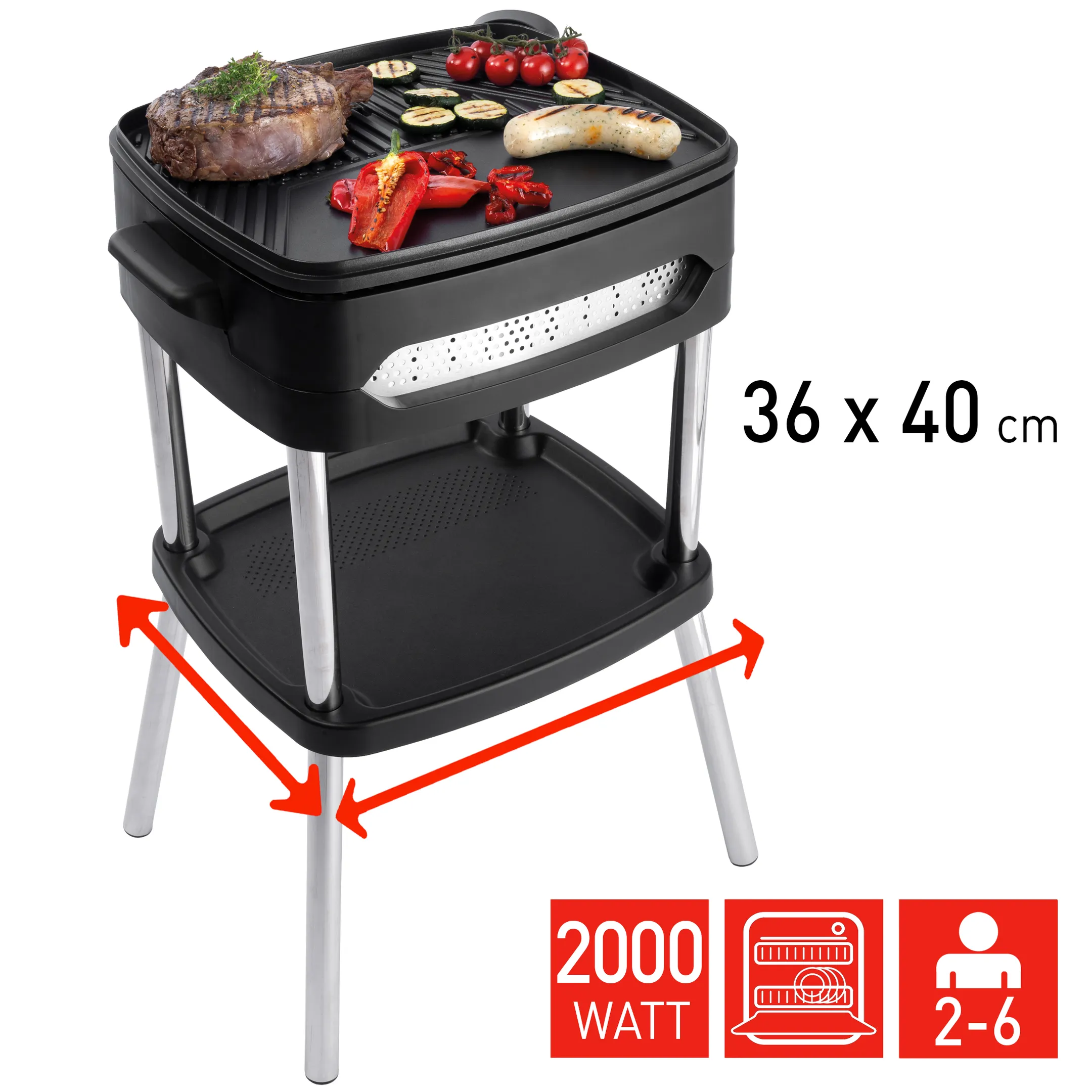 FRITEL BBQ électrique & gril de table - BBQ 3256 image
