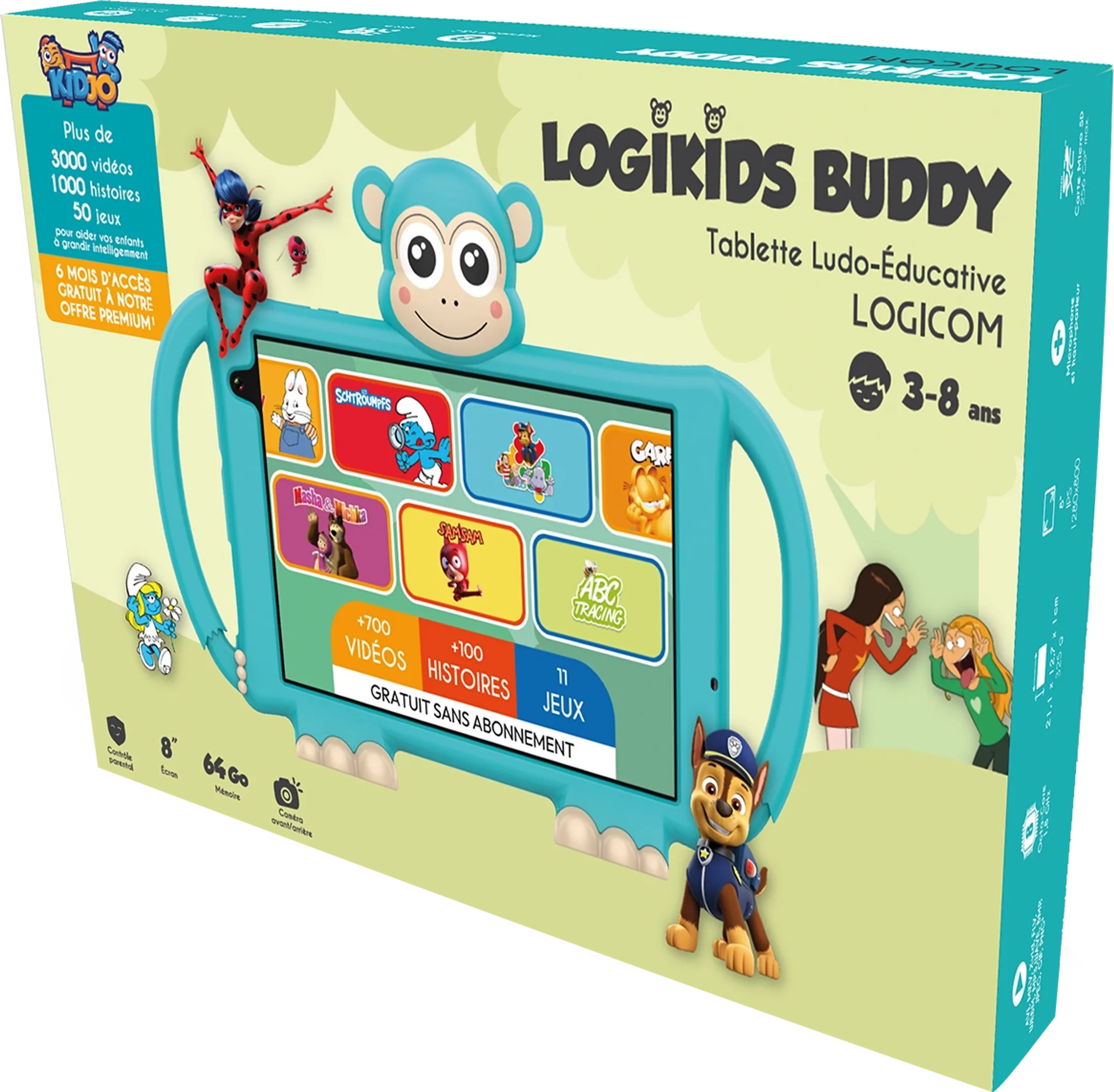 Logicom LogiKids Buddy 64Go Bleu image