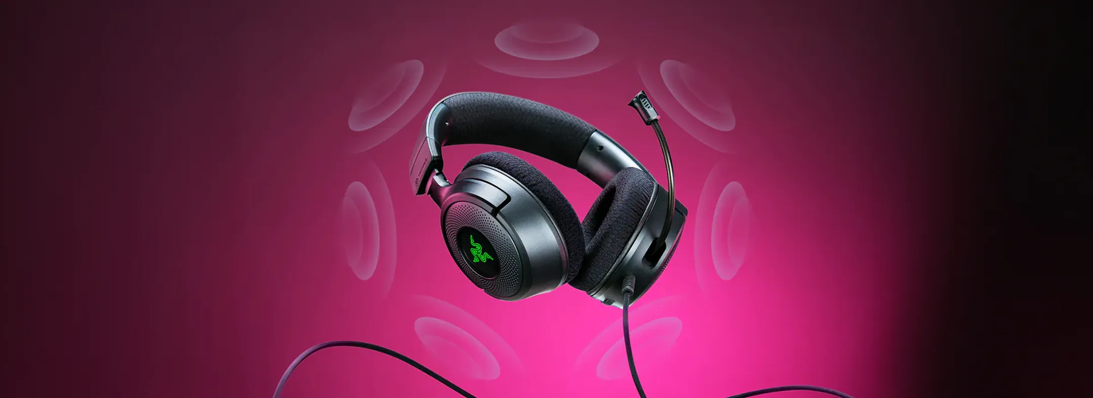 Razer Kraken V4 gaming headset - Zwart image