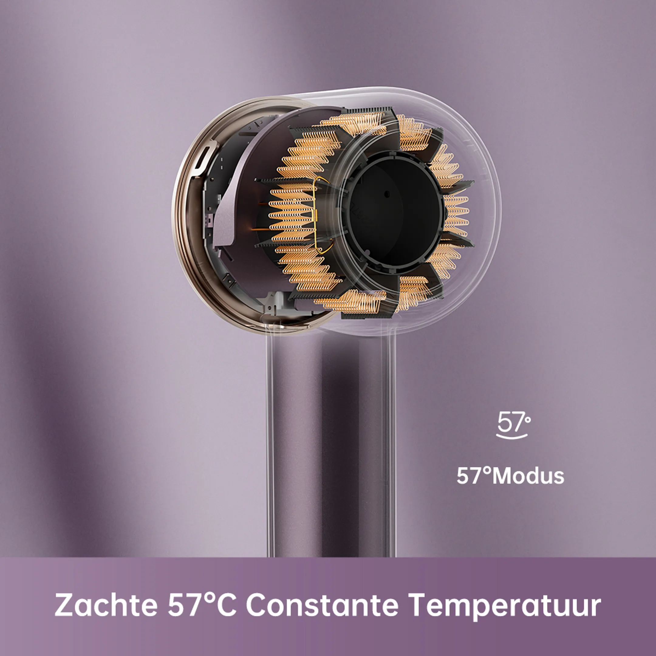 Haardroger Hair Glory Combo Purple