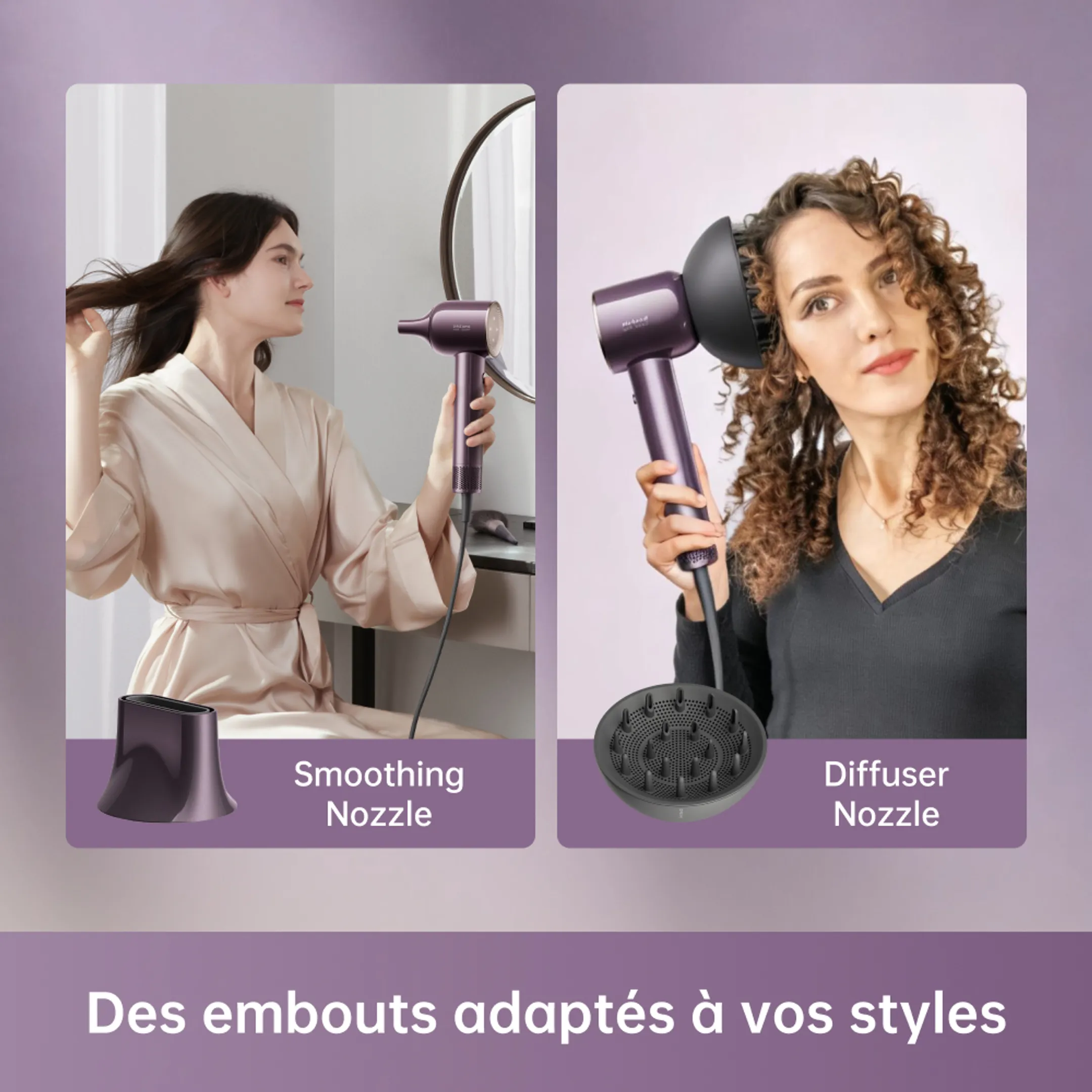 Sèche-cheveux Hair Glory Combo Purple