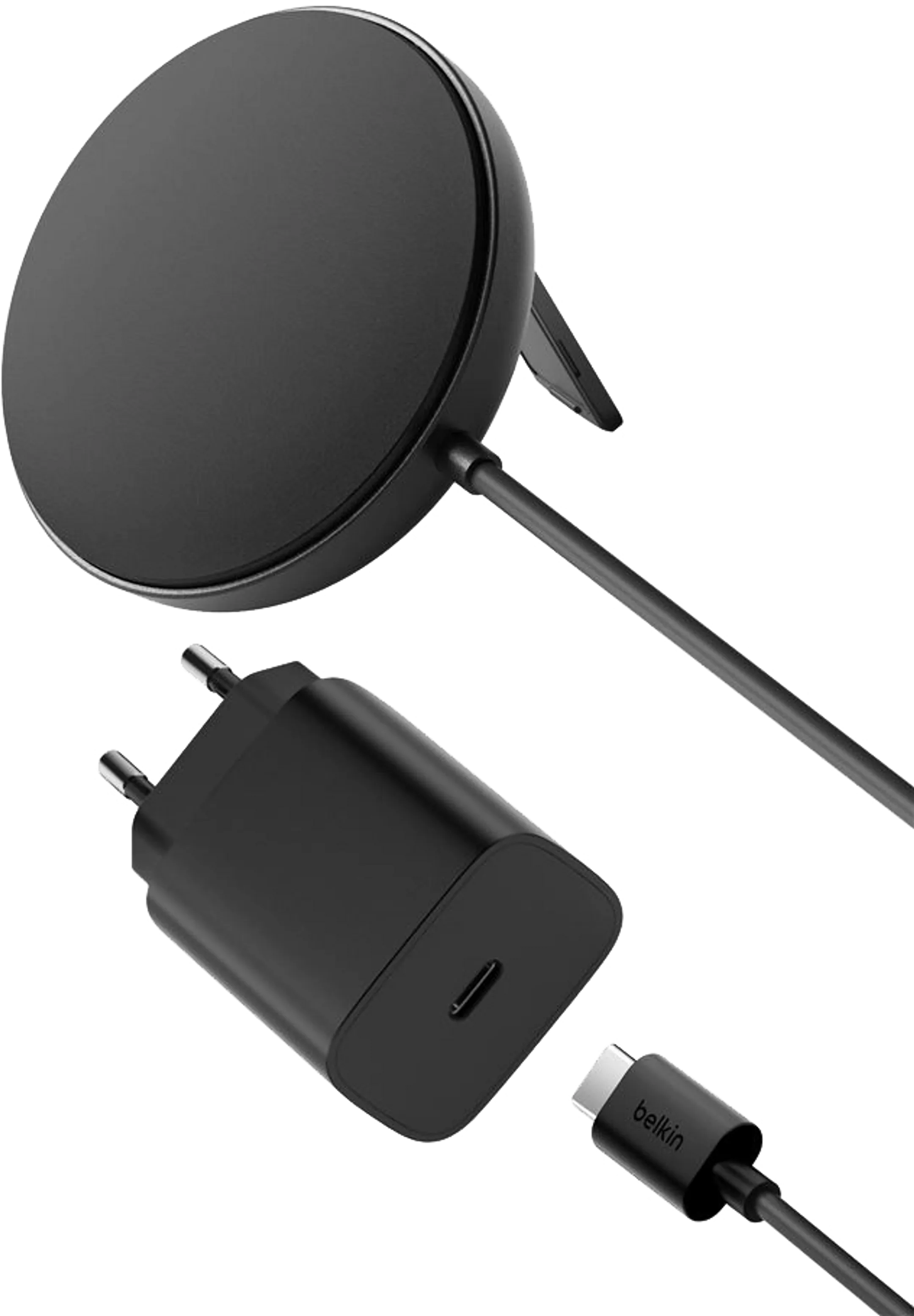 BoostCharge Pro - Magnetisch draadloos laadstation met Qi2 (15 W) - Zwart