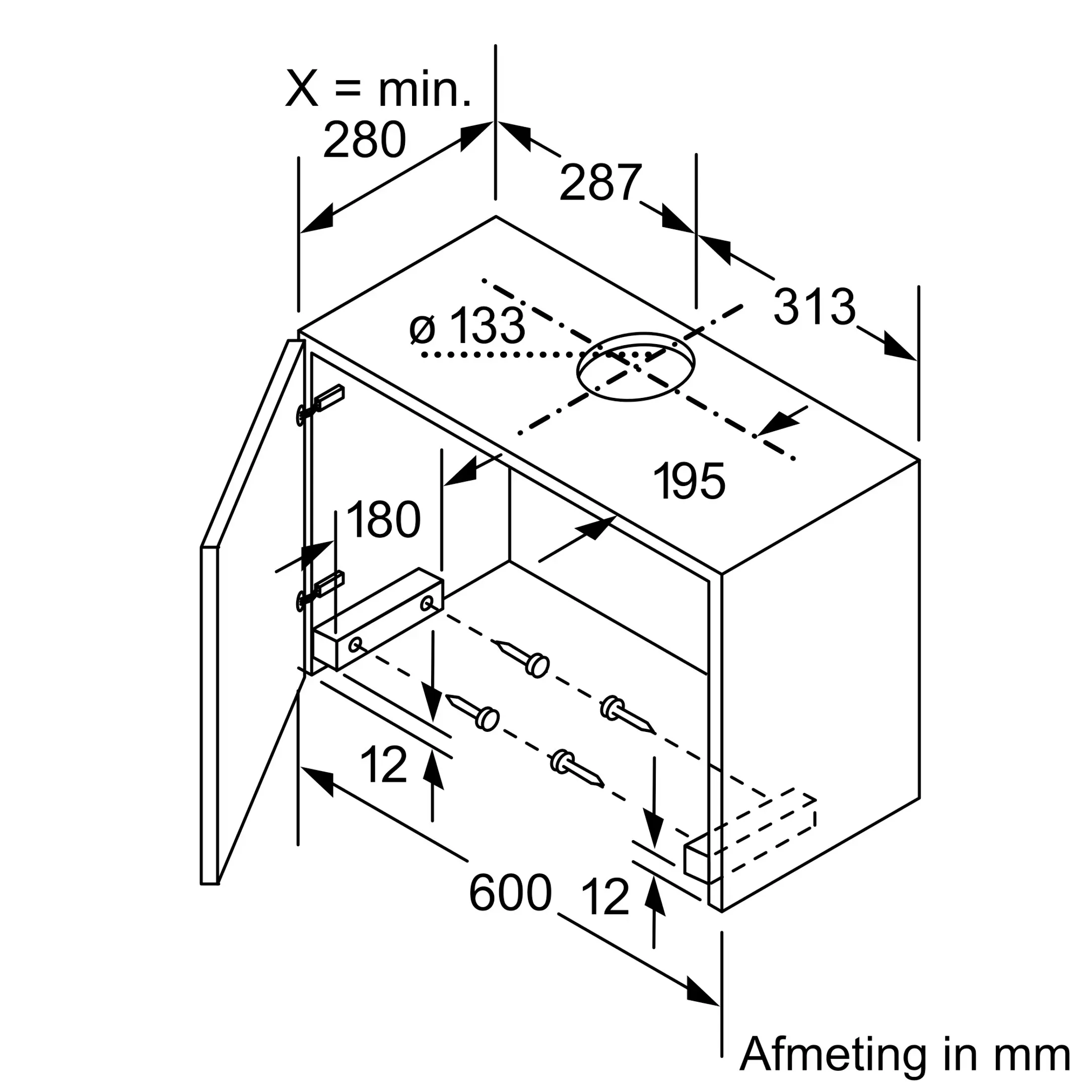 Siemens Telescopische dampkap LI23030 image