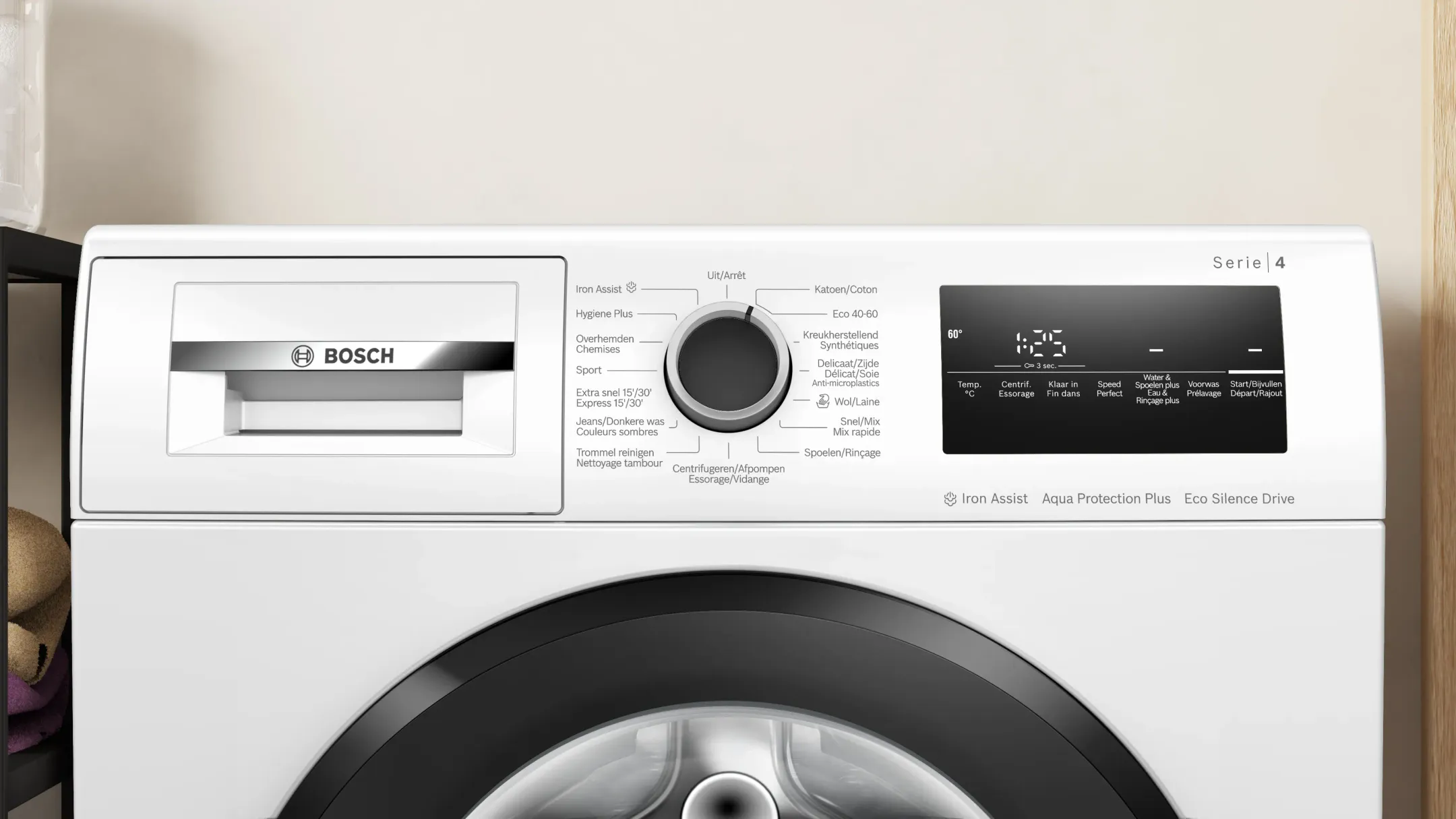 Bosch Wasmachine WAN2827KFG Serie 4 Iron Assist 8 kg image