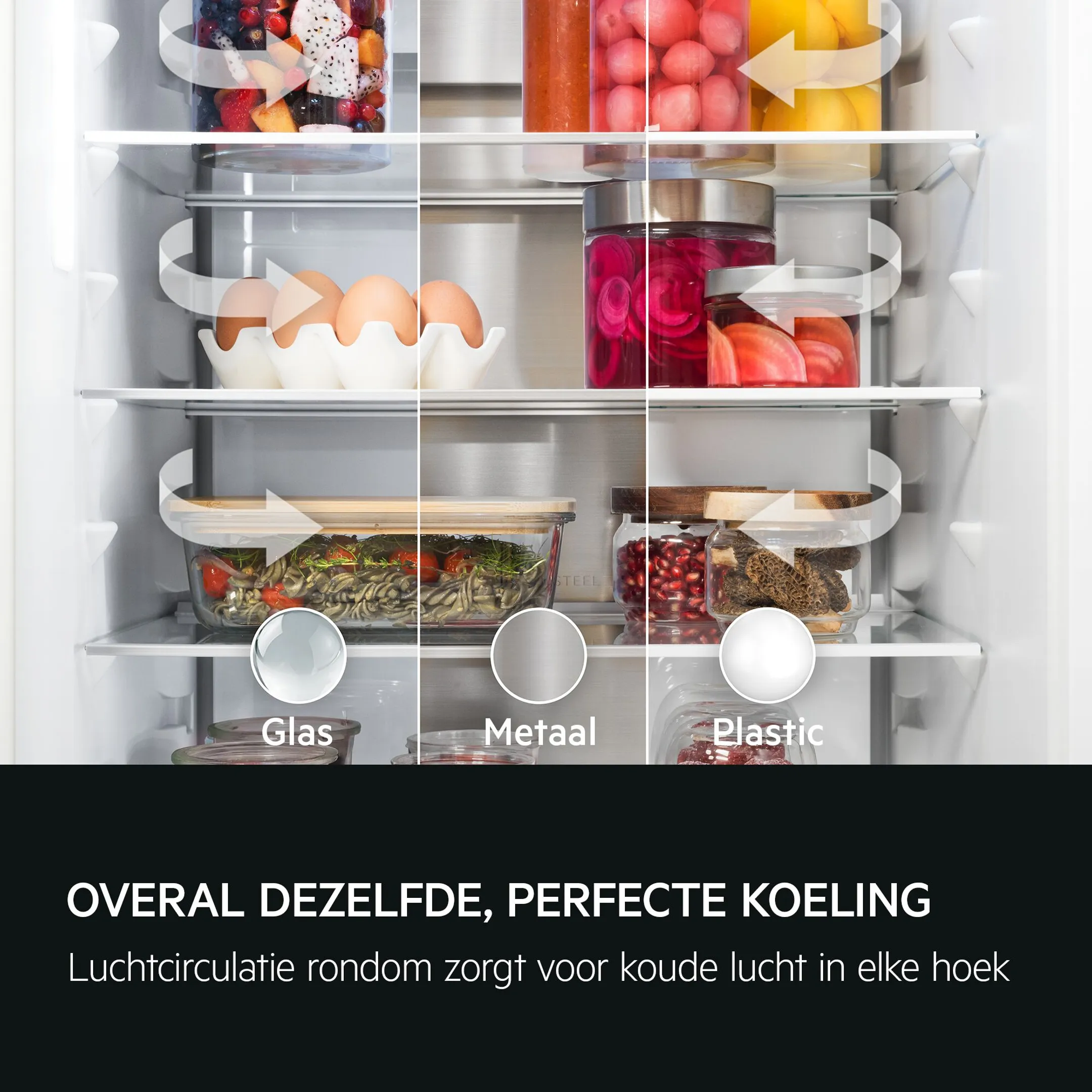 AEG Inbouw koelkast met diepvries TC7CS181AF GreenZone  image