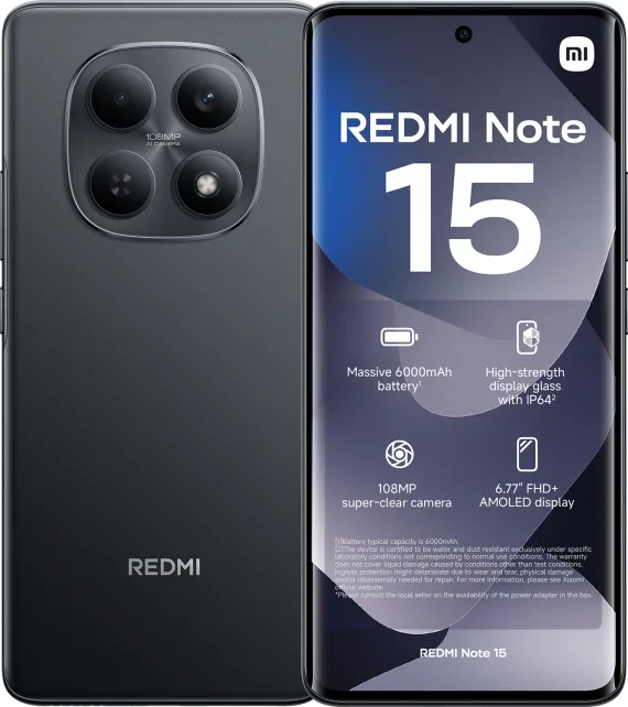 Redmi Note 15 256Go - Noir