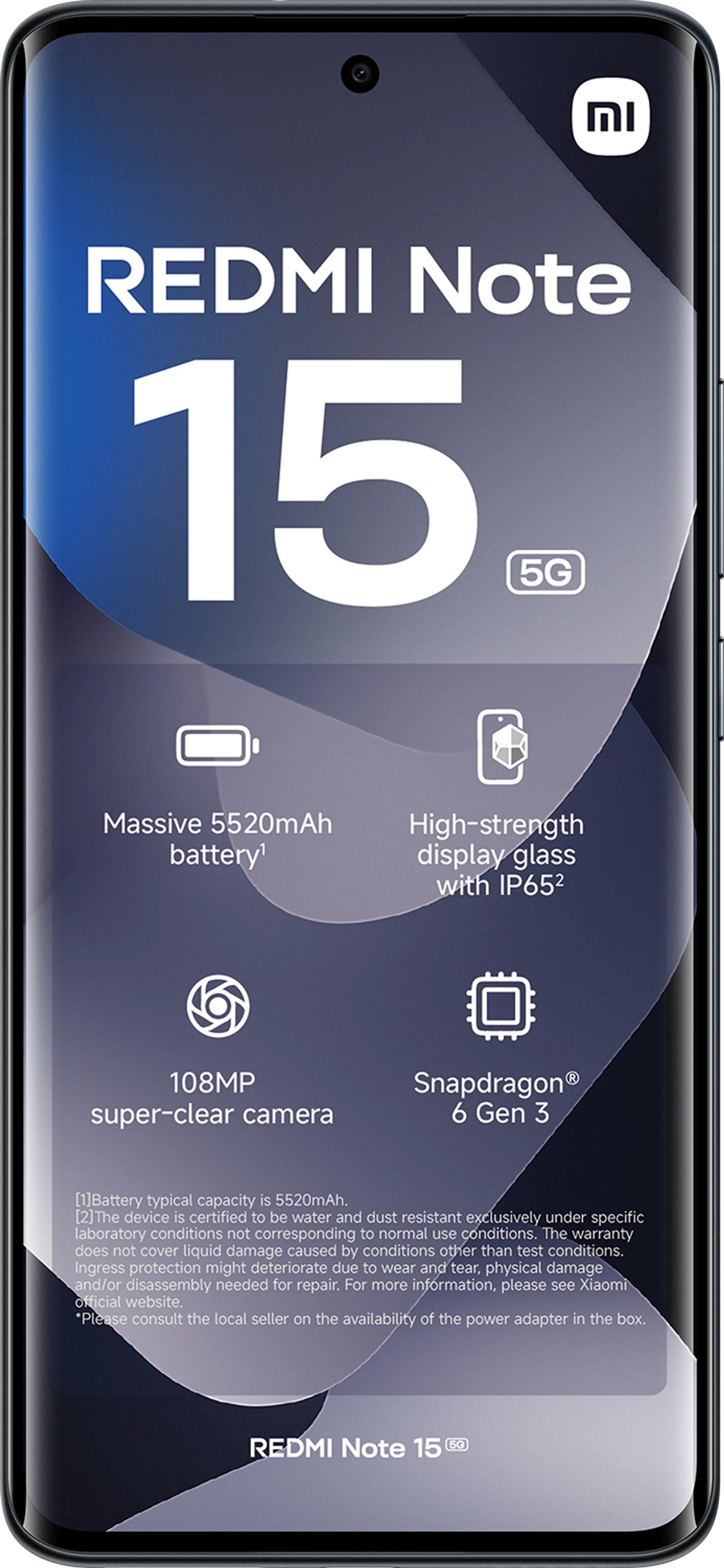 Xiaomi Redmi Note 15 5G 256GB - Zwart image