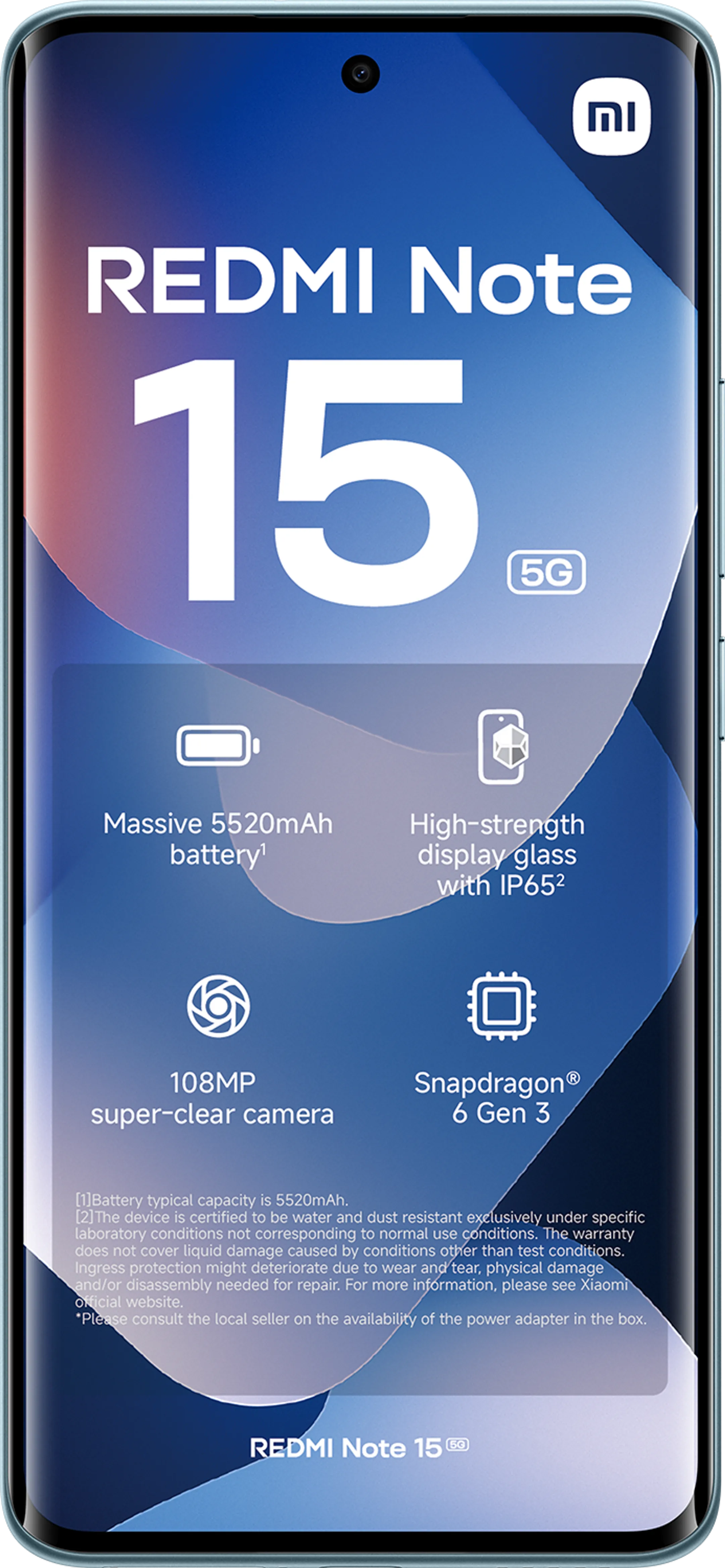 Xiaomi Redmi Note 15 5G 256GB - Blauw image