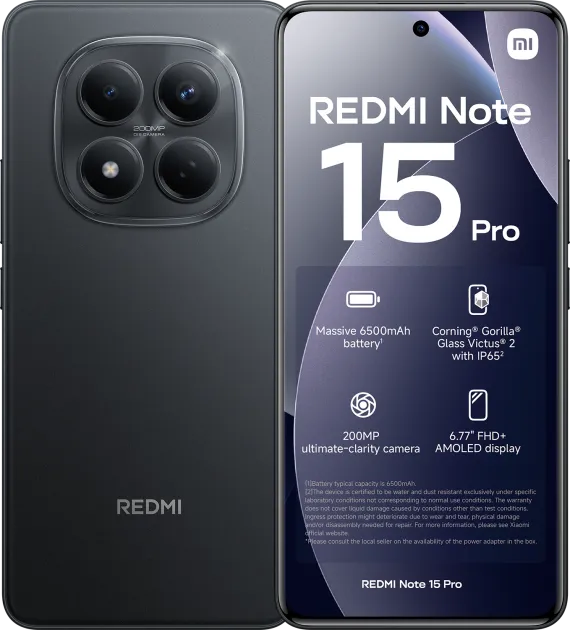 Redmi Note 15 Pro 256Go - Noir