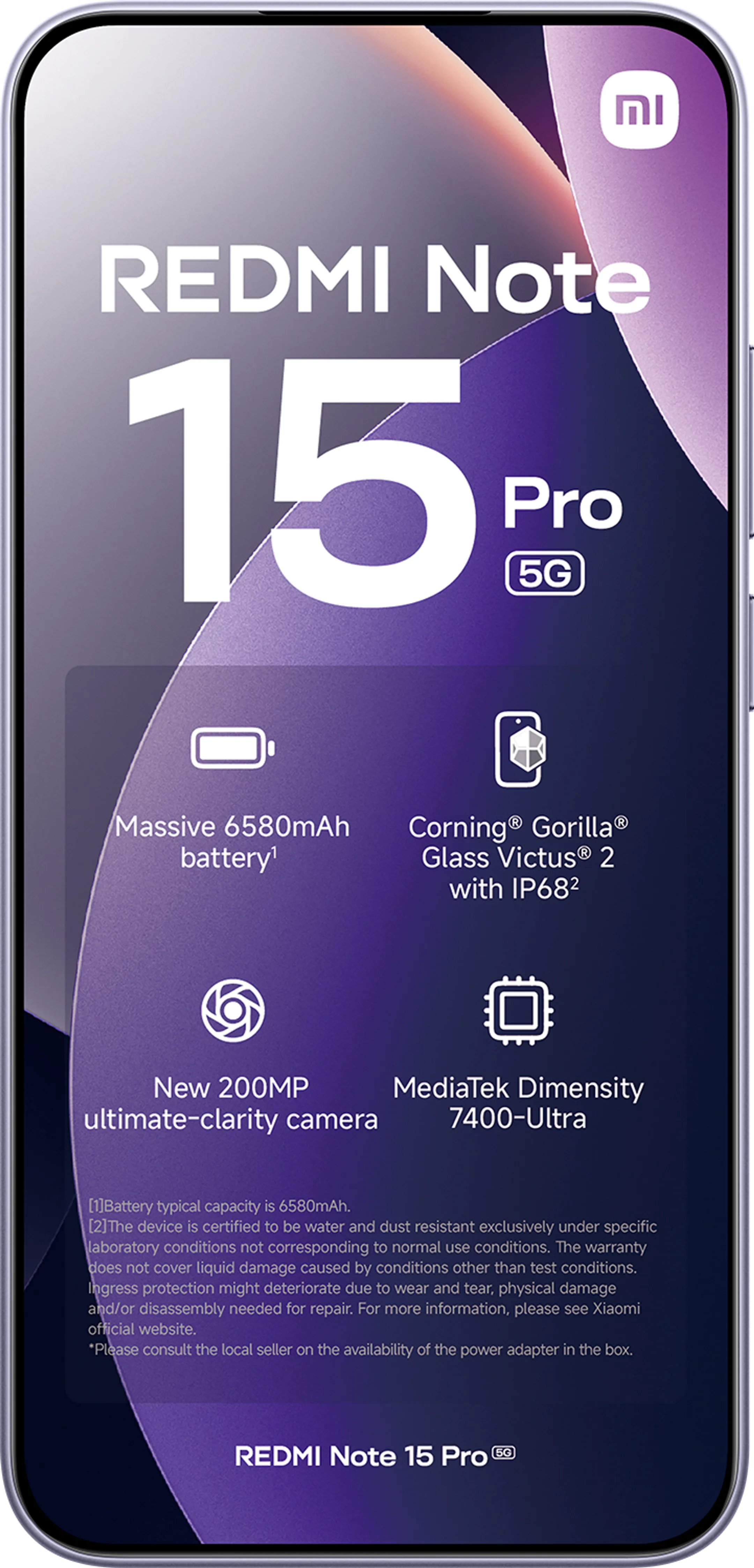 Xiaomi Redmi Note 15 Pro 5G 512GB - Paars image