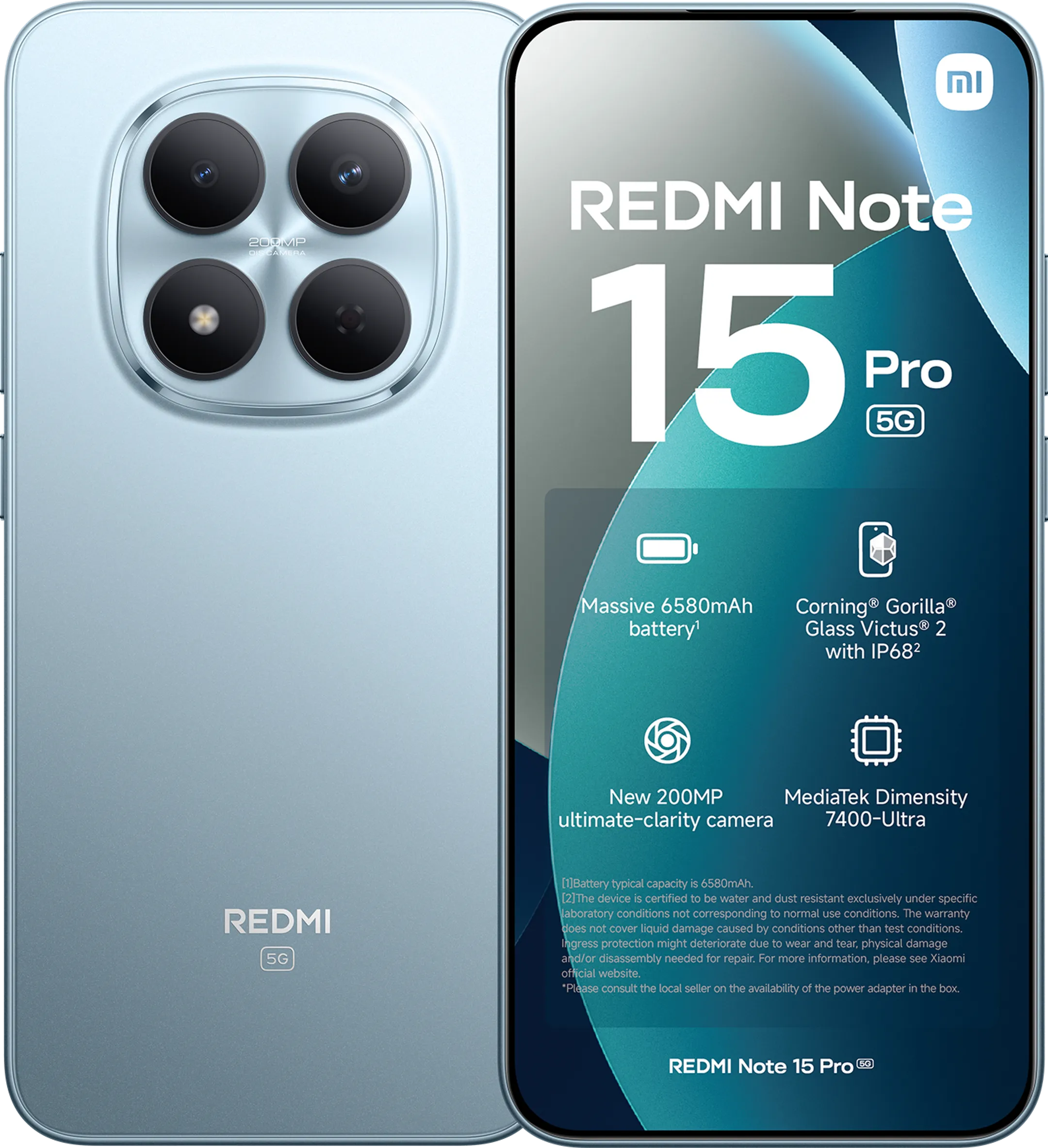 Xiaomi Redmi Note 15 Pro 5G 512GB - Blauw image