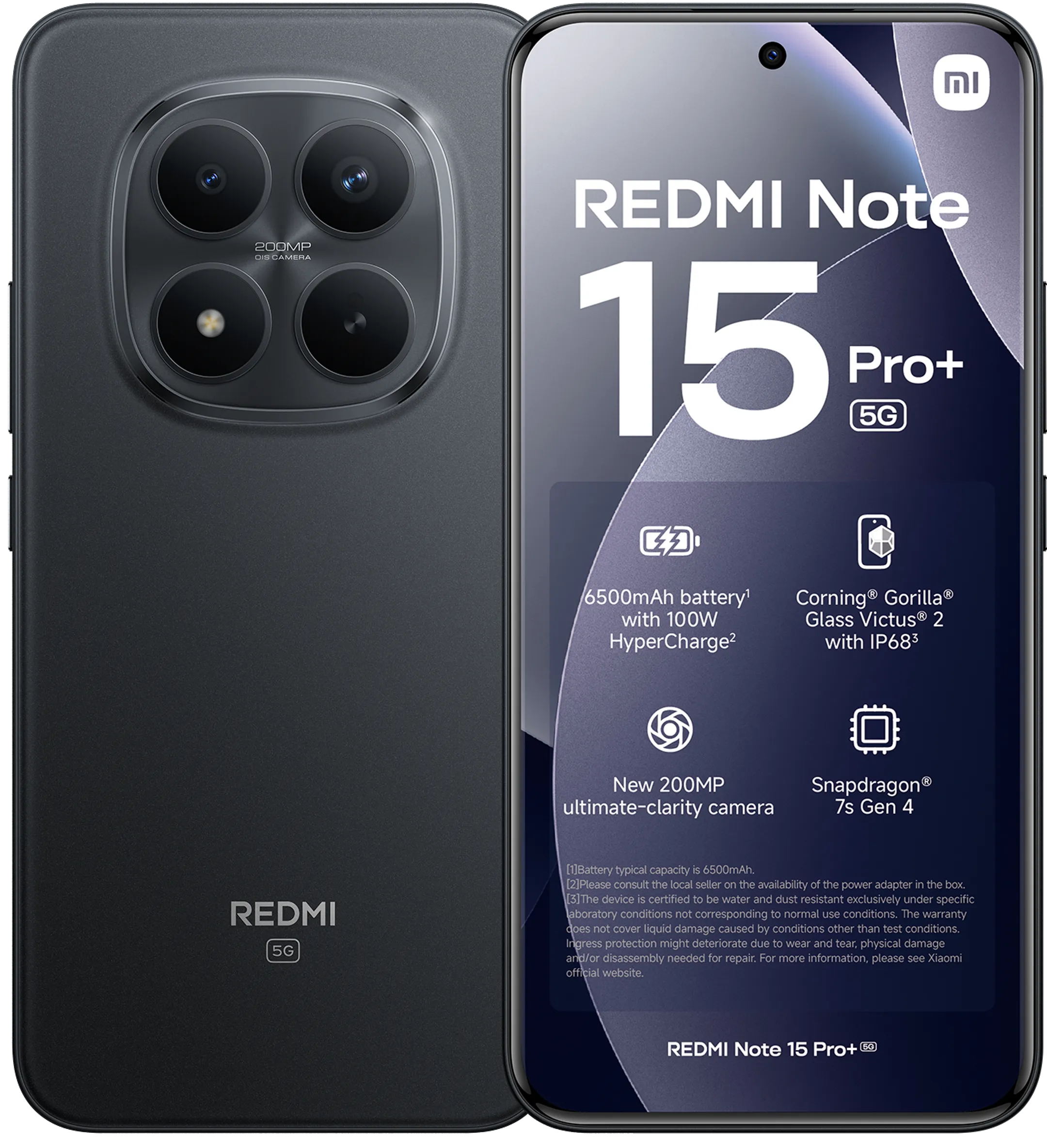 Redmi Note 15 Pro+ 5G 512GB - Zwart