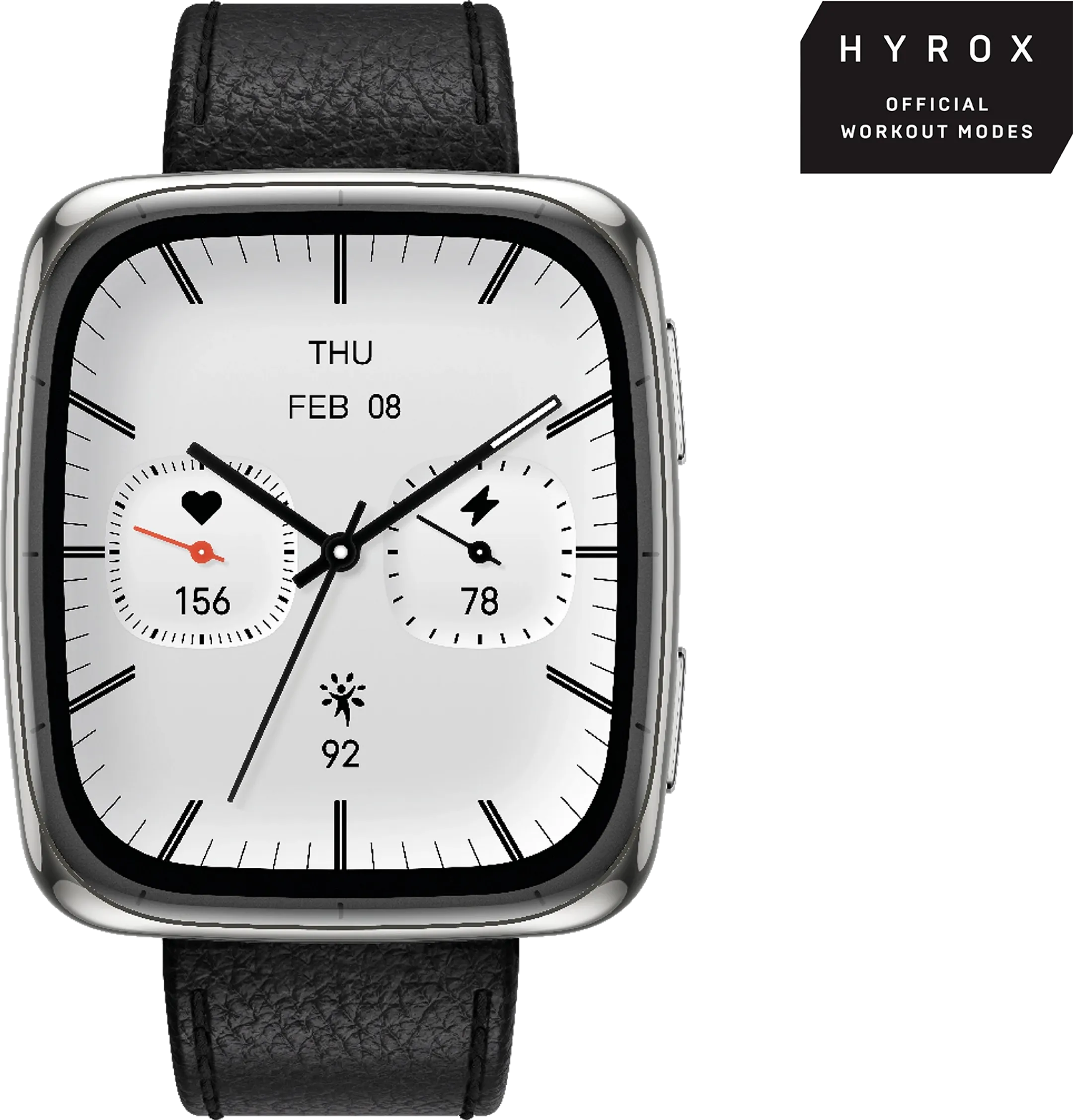 Active 2 Square NFC Noir