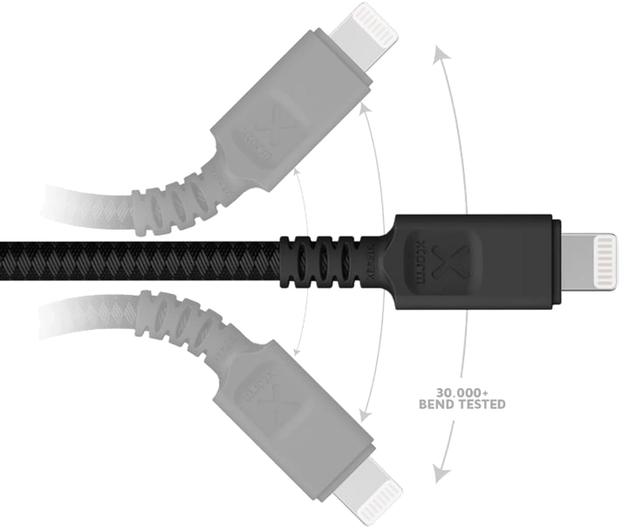 Xtorm Next Gen Câble USB-C vers Lightning - 3M - Noir image