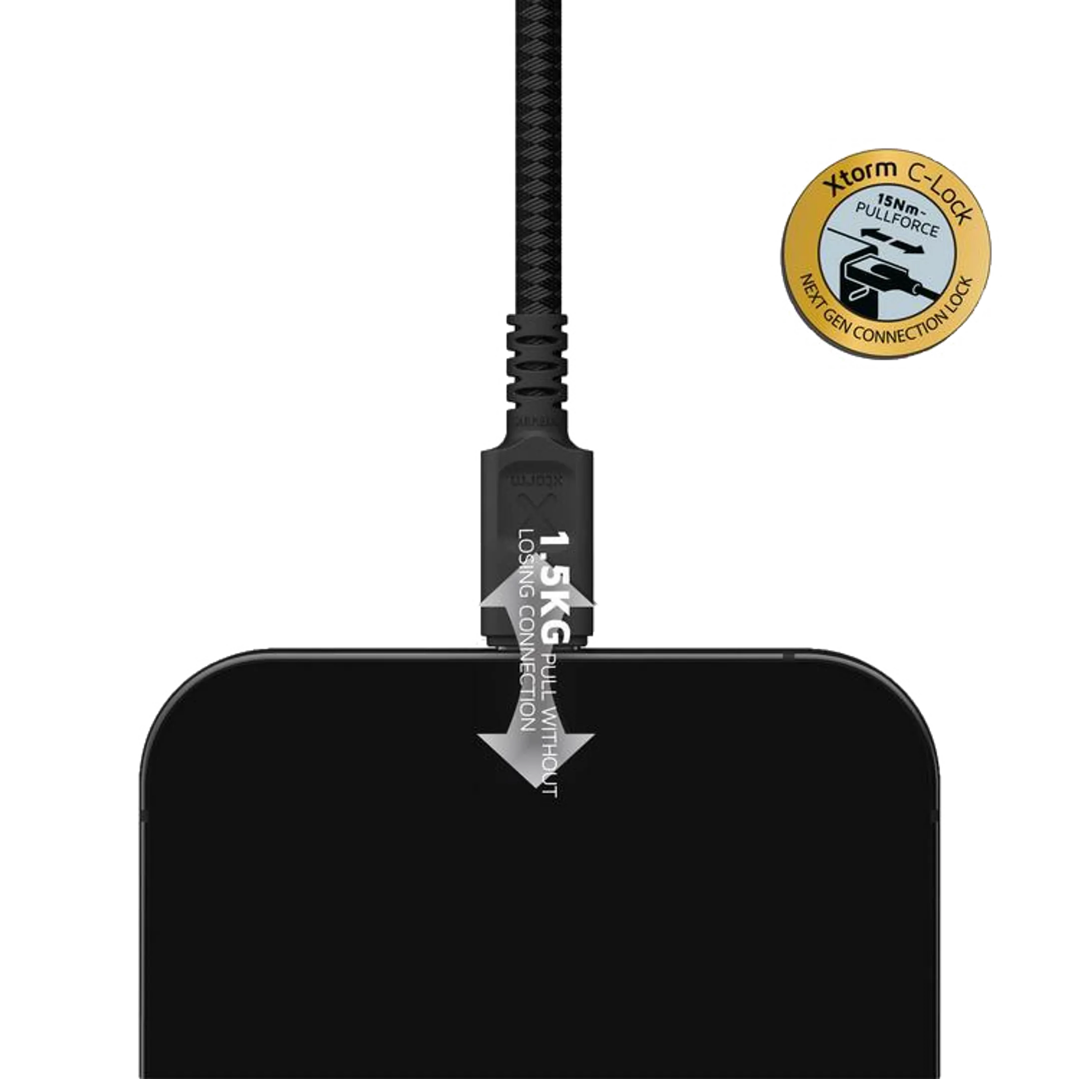 Xtorm Next Gen Câble USB-C vers Lightning - 3M - Noir image