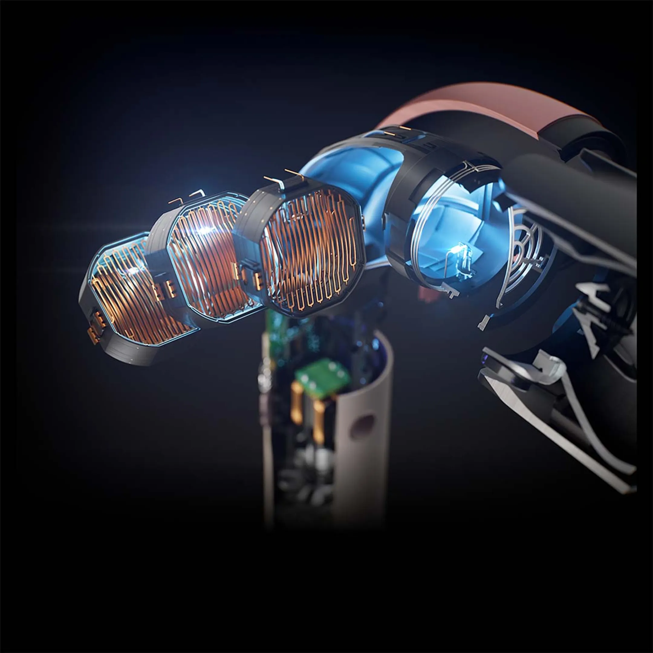 Dyson Supersonic R Professional Curl + Coily Red Velvet - Limited Edition image