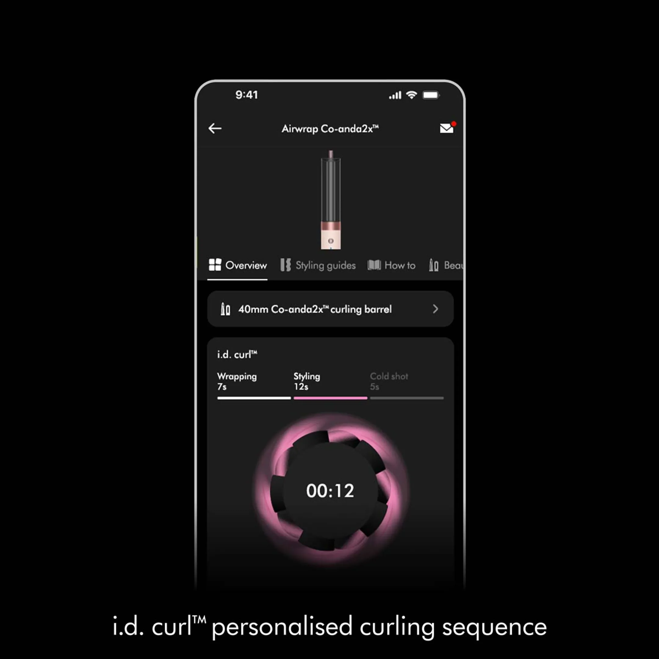 Dyson Airwrap Co-anda2x Curl + Coily Red Velvet - Limited Edition image