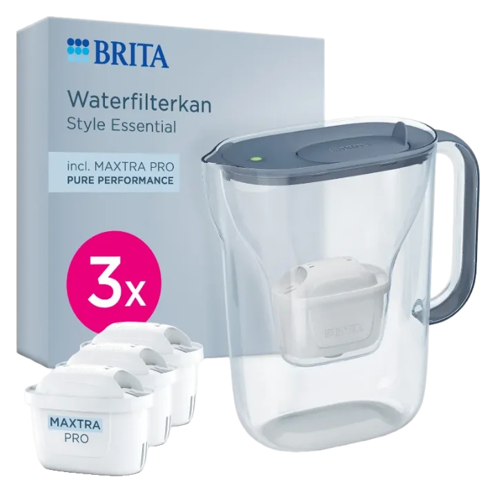 Brita Waterfilterkan Style Essential - Blauw +3 MAXTRA PRO
