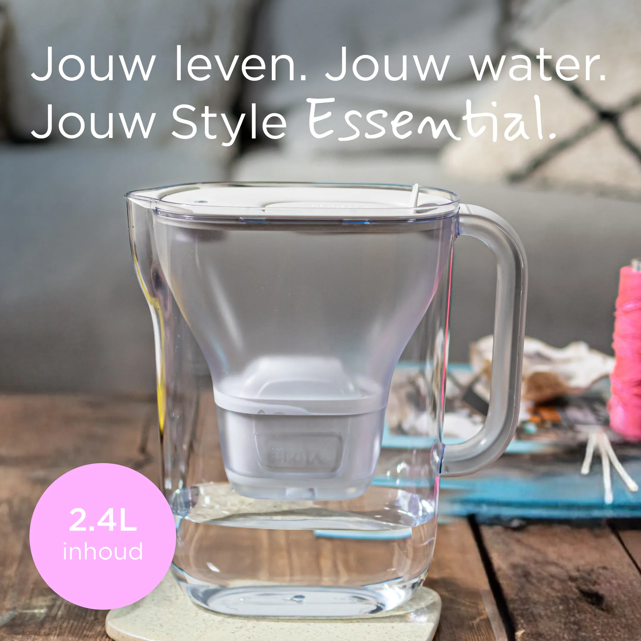 Waterfilterkan Style Essential - Blauw +3 MAXTRA PRO