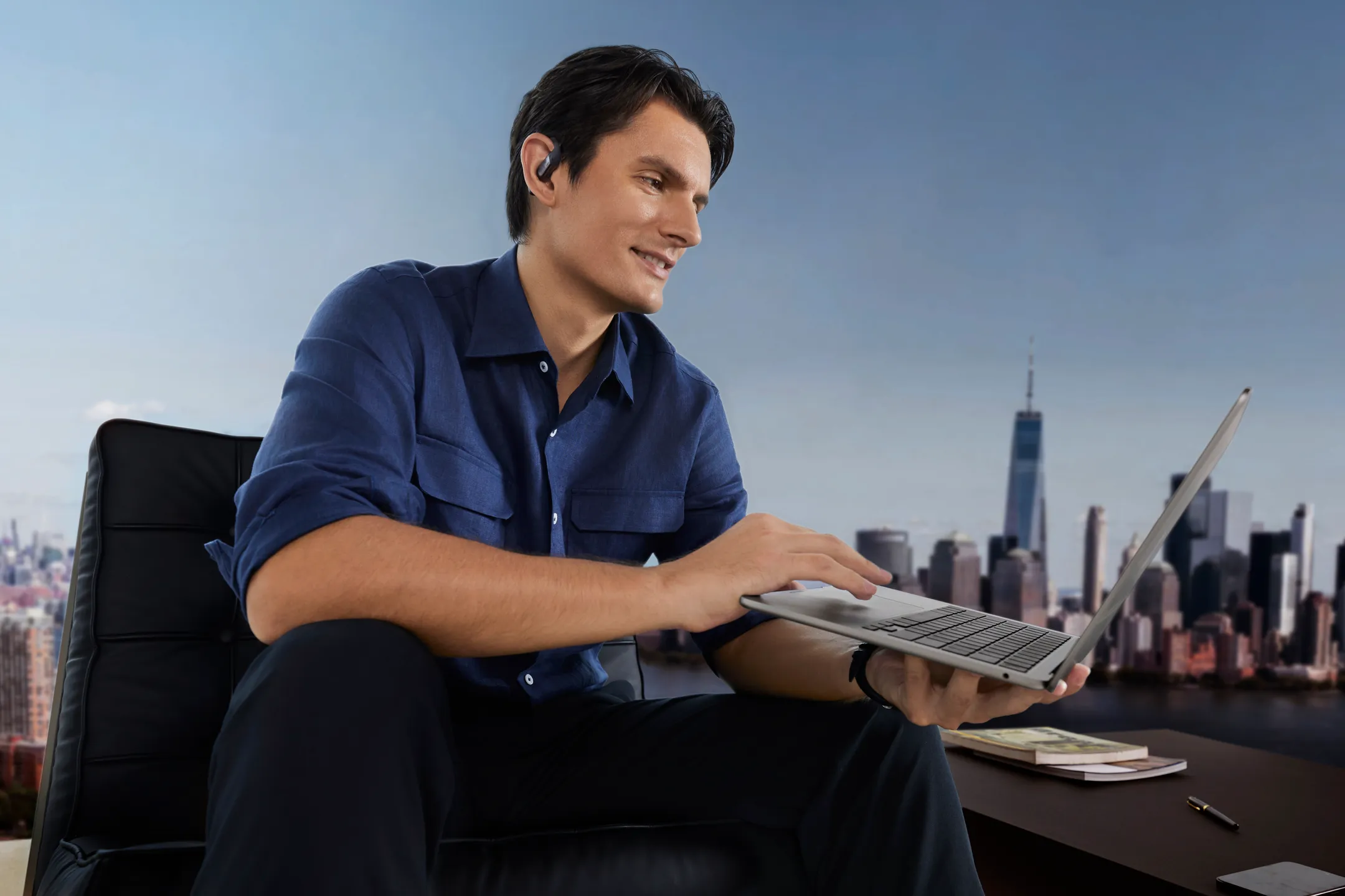 Shokz OpenFit Pro sportoortjes - Zwart image