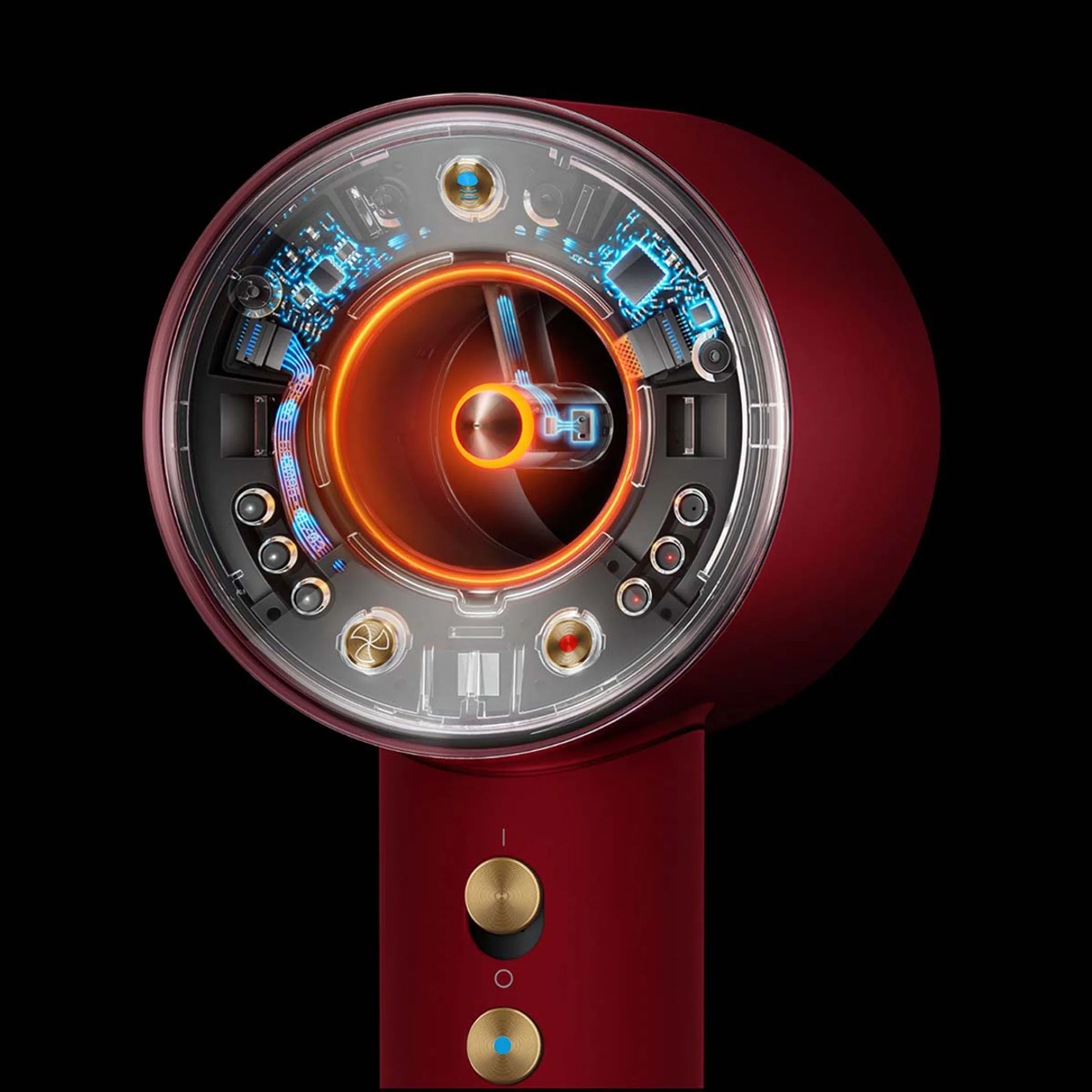 Dyson Supersonic Nural Straight + Wavy Red Velvet - Limited Edition image