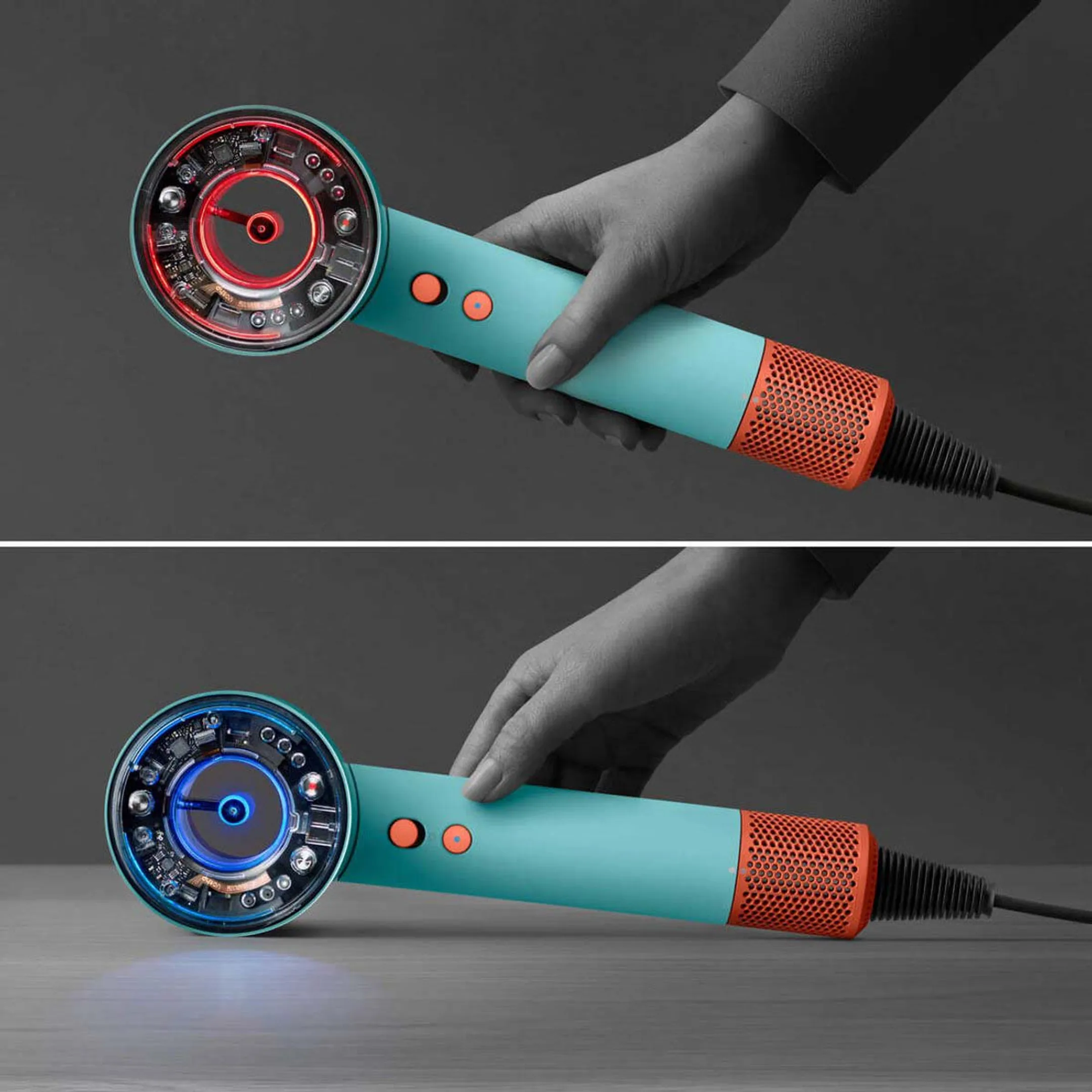 Dyson Supersonic Nural Straight + Wavy Red Velvet - Limited Edition image