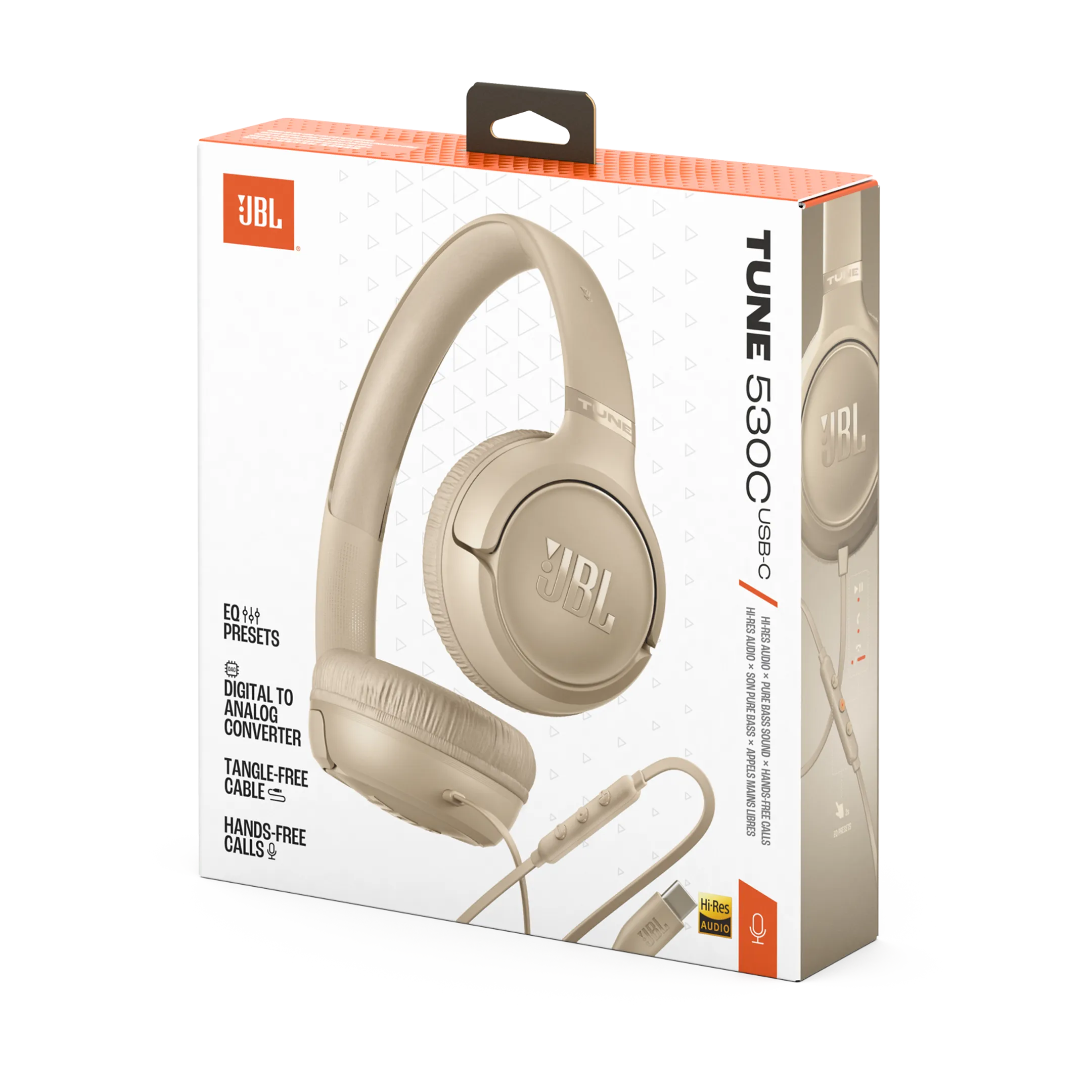 Casque Tune 530C USB-C - Beige