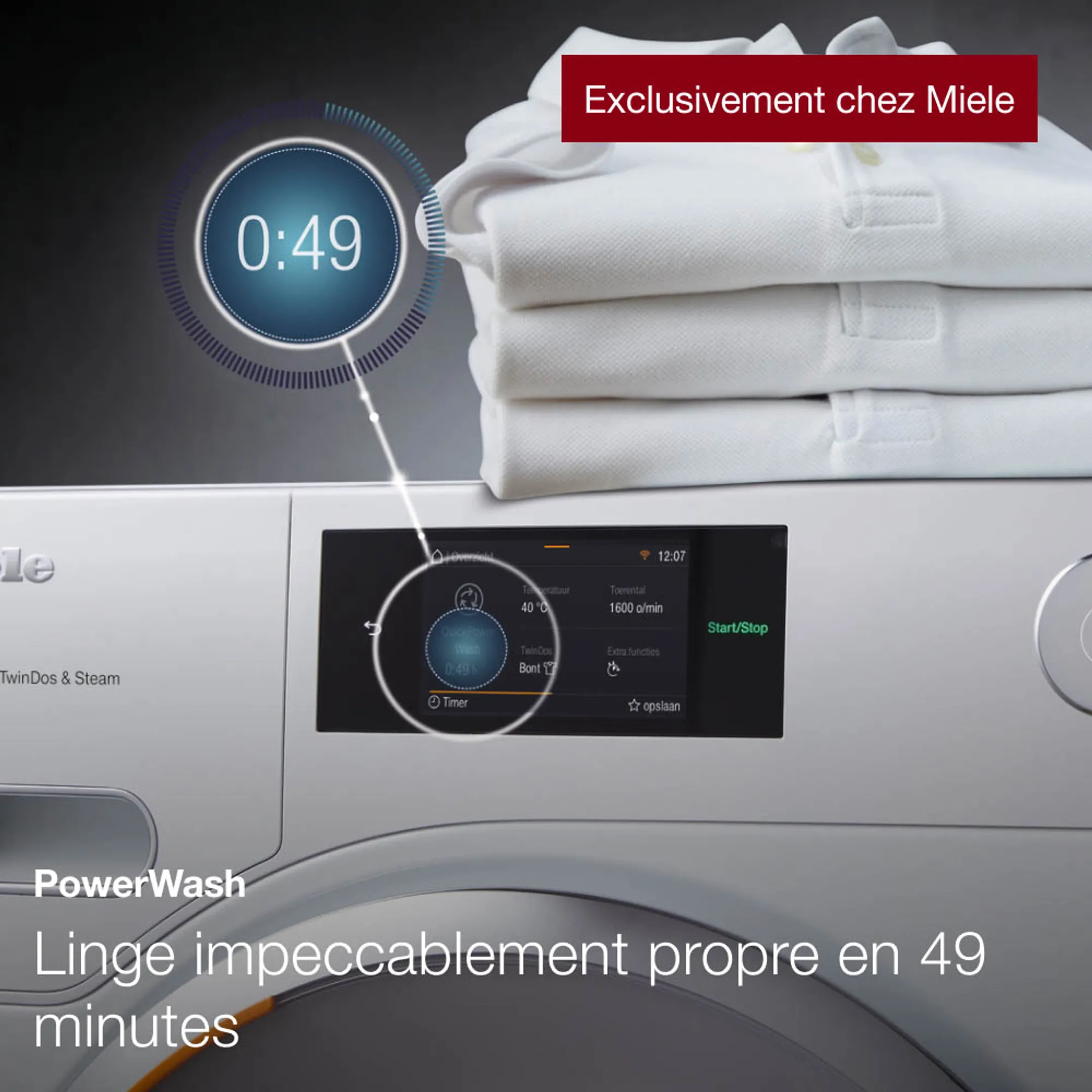 Miele Lave-linge séchant WTI 370 WPM Powerwash image