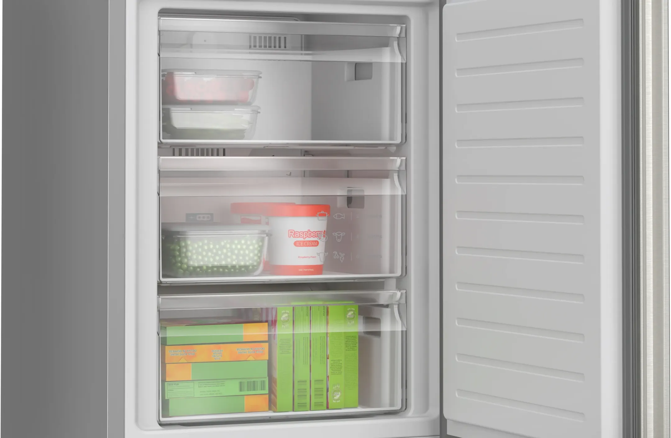 Bosch Koelkast met diepvries KGN392I1F image