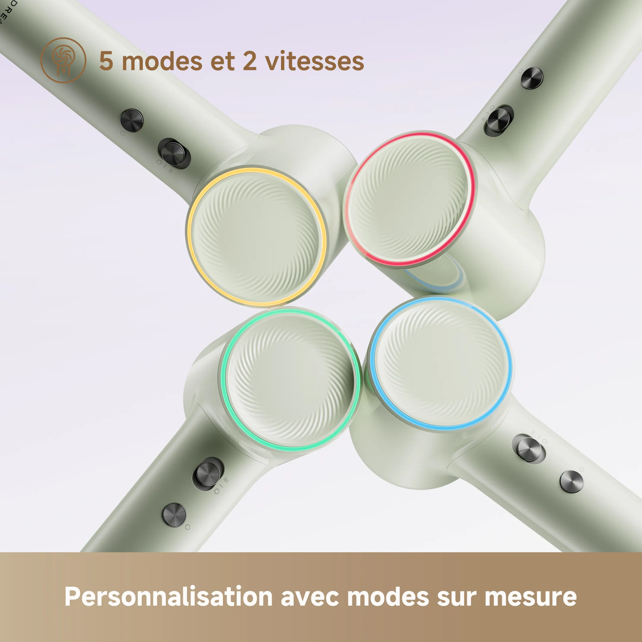 Dreame Sèche-cheveux Mini Flow Green image