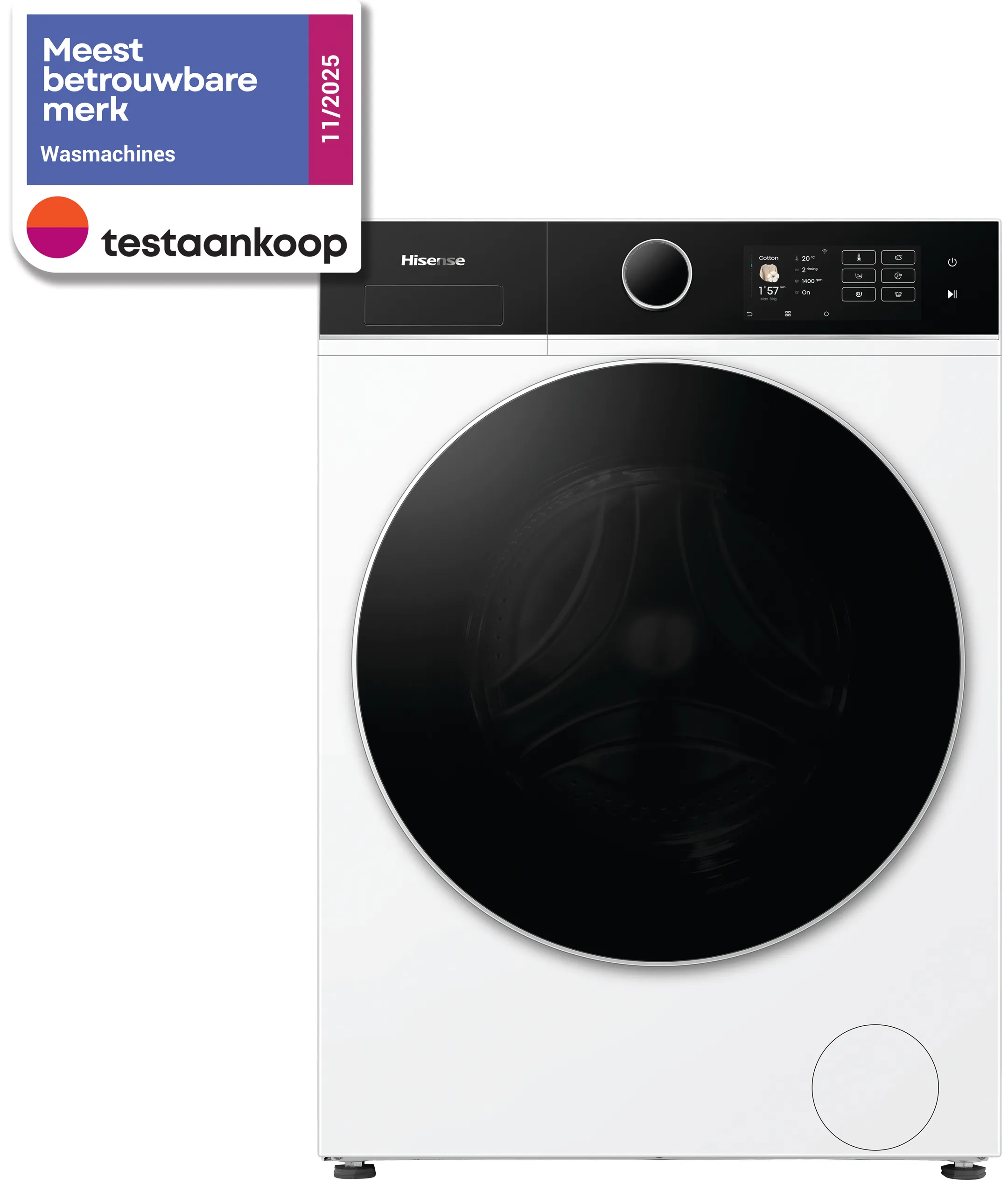 Hisense Wasmachine WF5I8043BWF image