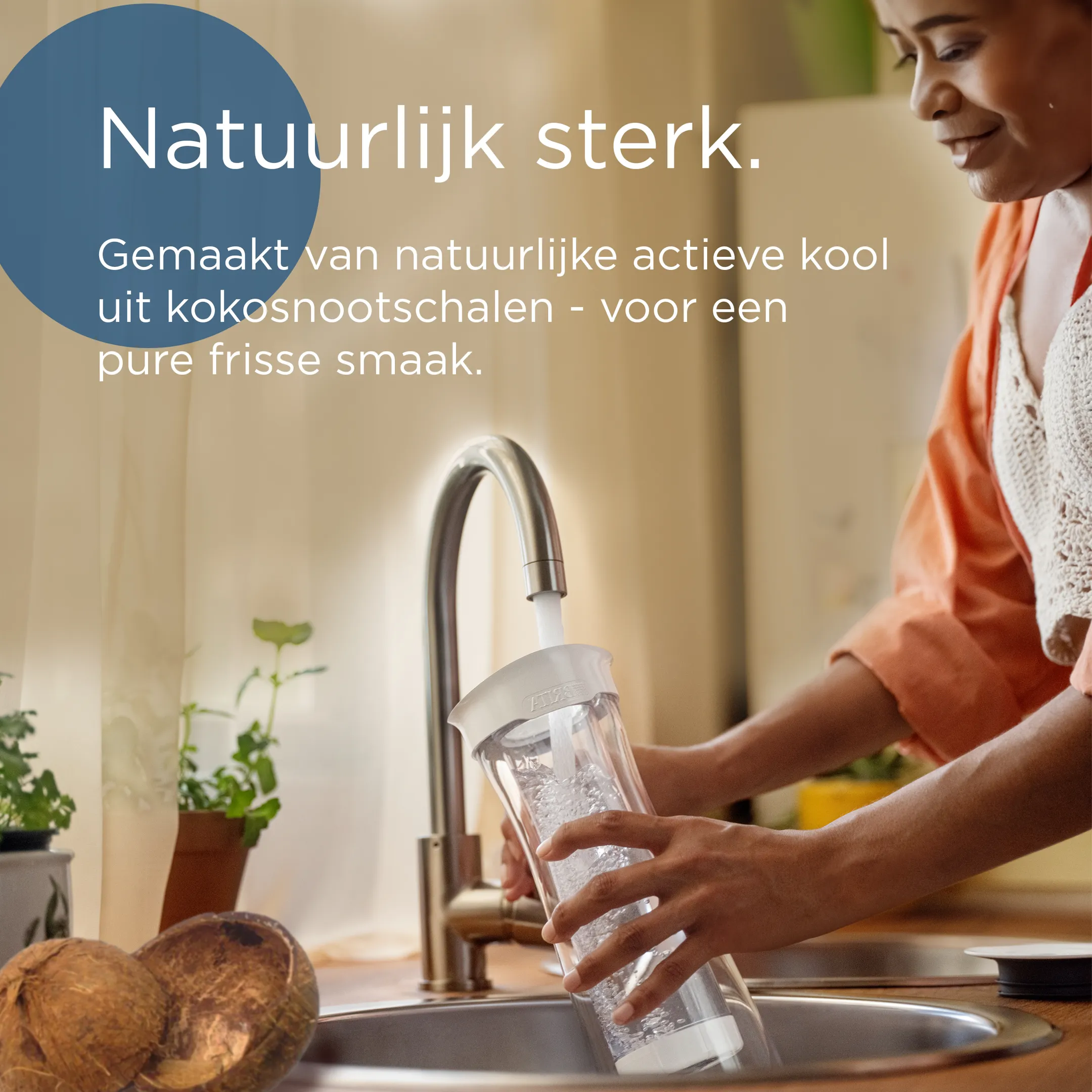 Waterfilterkaraf 1,3L - Zwart - Incl. 1 MicroDisc Filter