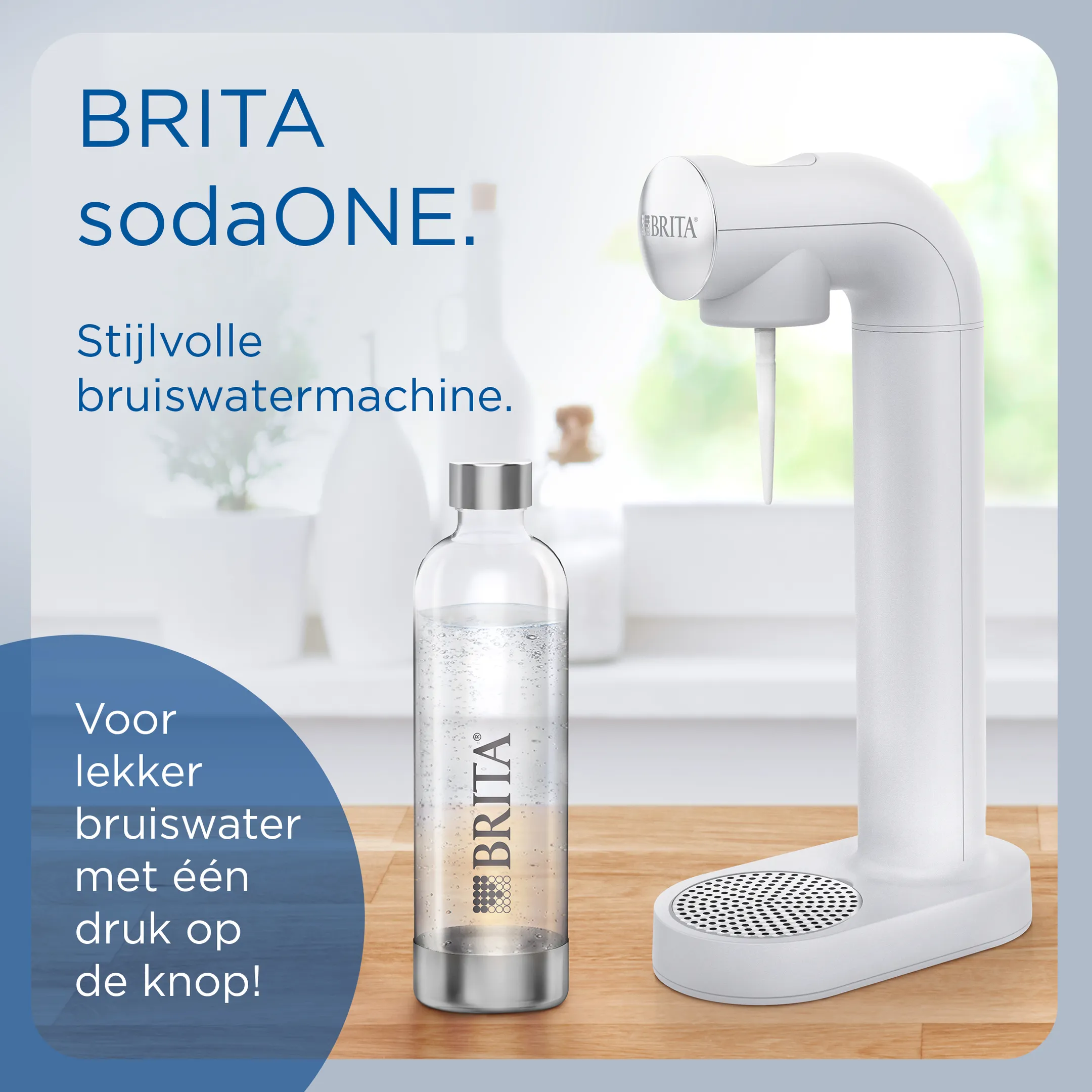 BRITA SodaONE Bruiswatertoestel Wit