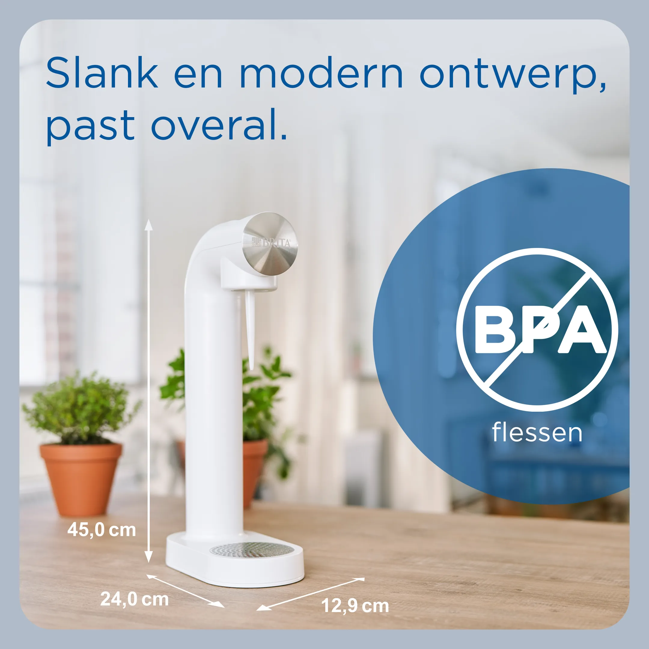 BRITA SodaONE Bruiswatertoestel Wit