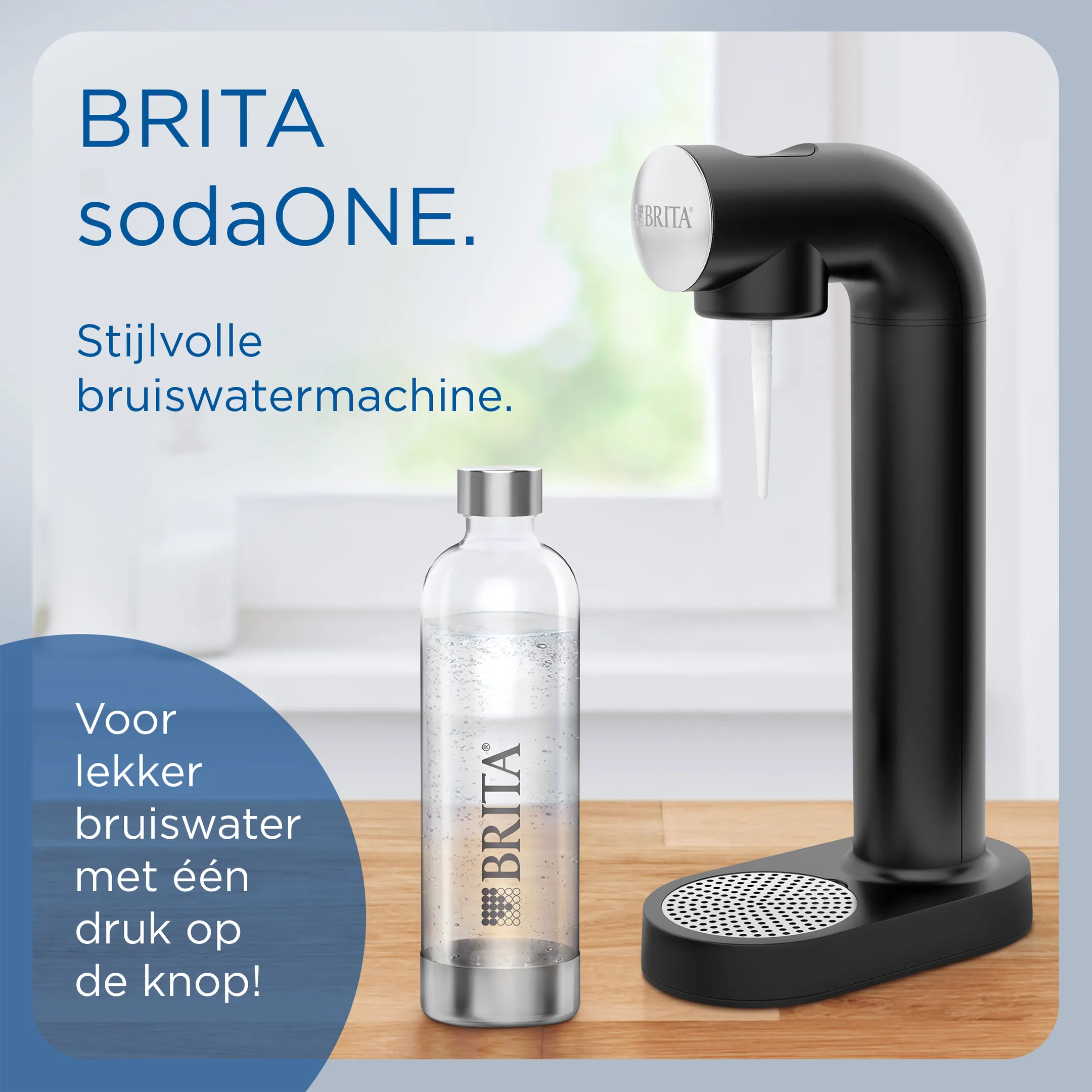 SodaONE Bruiswatertoestel Zwart