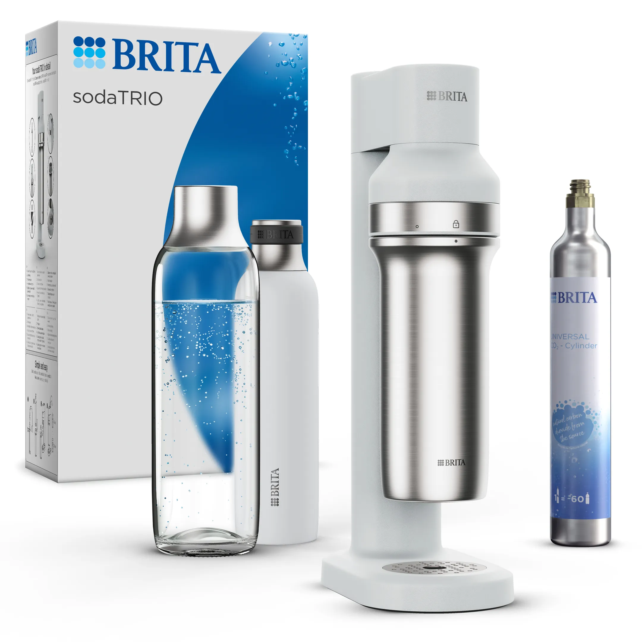 SodaTRIO Bruiswatertoestel - Wit