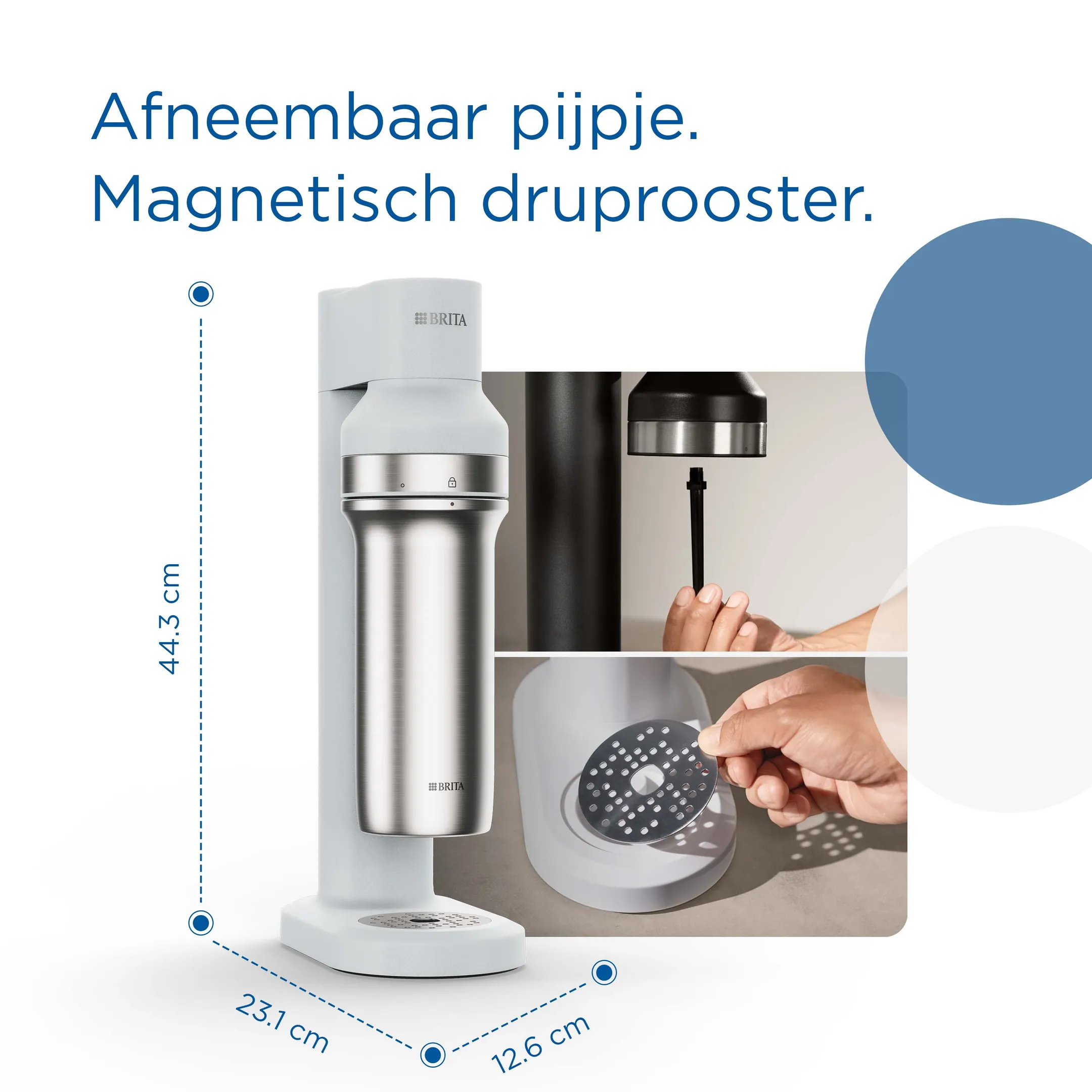 SodaTRIO Bruiswatertoestel - Wit