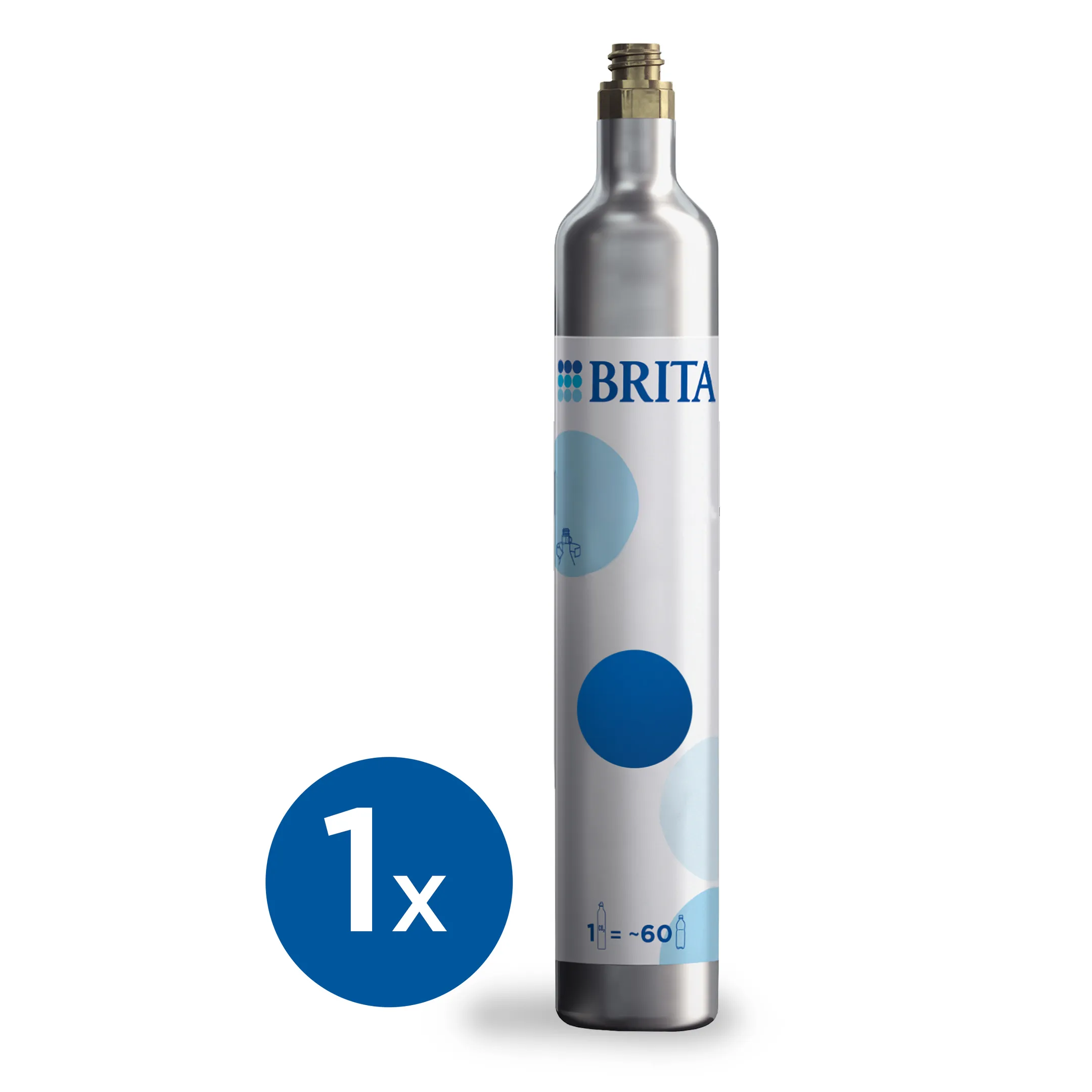 CO2 Cilinder Universeel voor Bruiswatertoestel - Tot 60L