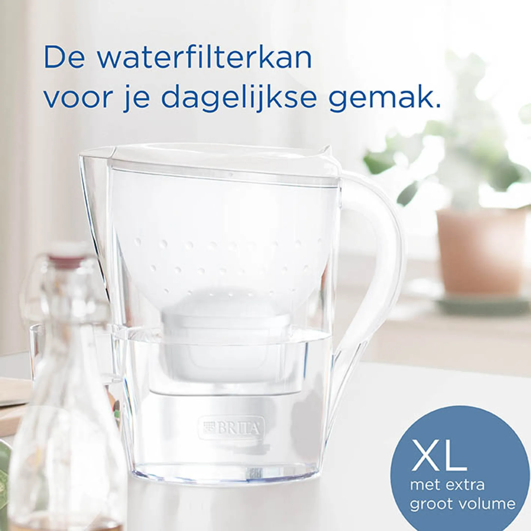 Brita Marella XL Waterfilterkan 3.6L - Cool White - Incl. 1 Maxtra Pro Waterfilter image