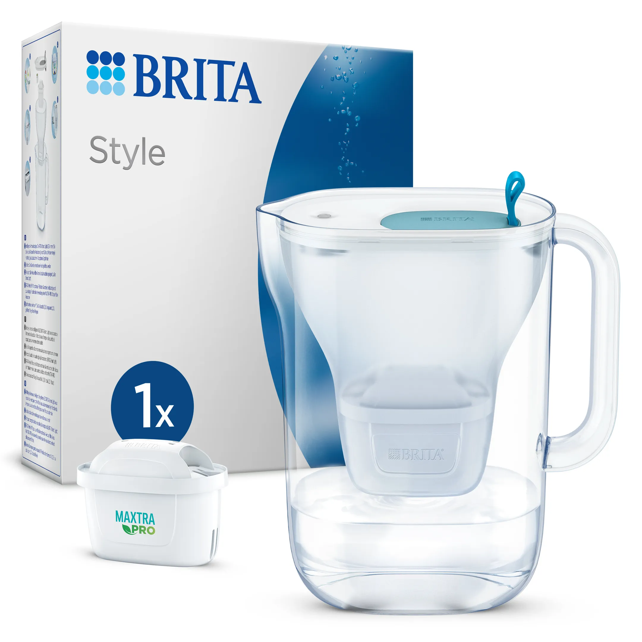 Carafe filtrante BRITA Style Cool blue (2,4 l) avec 1 filtre MAXTRA PRO All-in-1