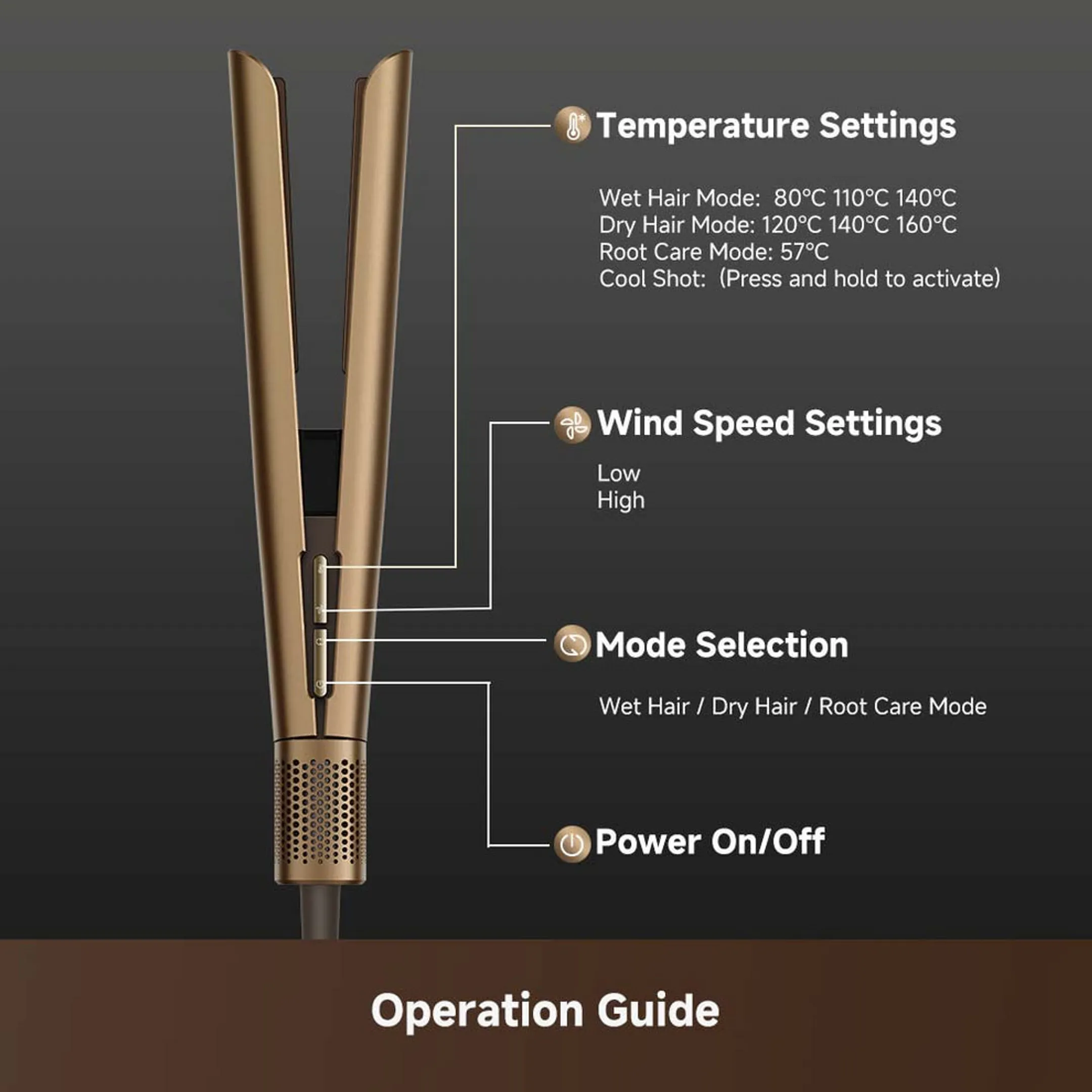Dreame Stijltang Aero Straight image