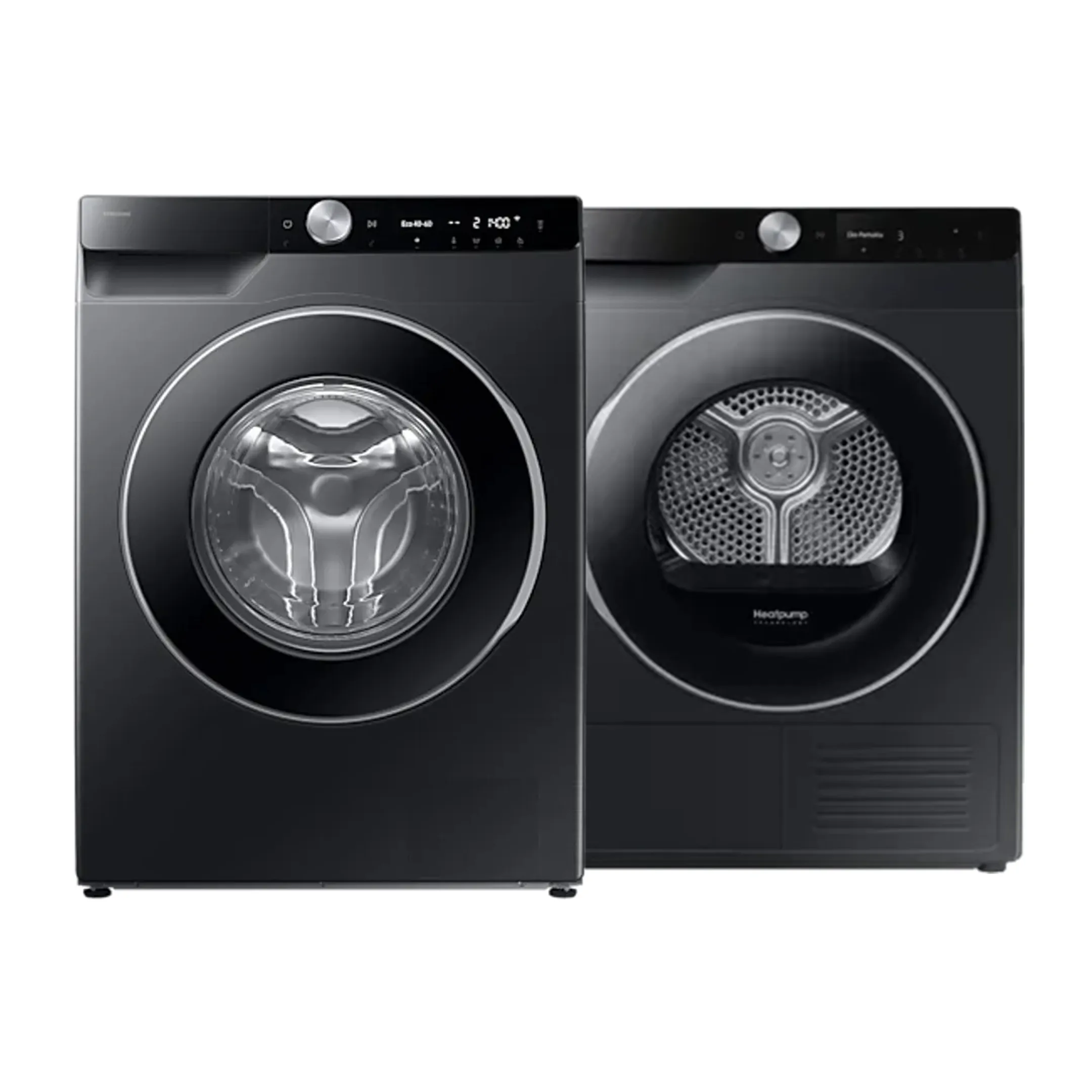Bundle - Machine à laver WW90DG6U85LB AI Wash 6000-serie + Sèche-linge DV90DG6845LBU3
