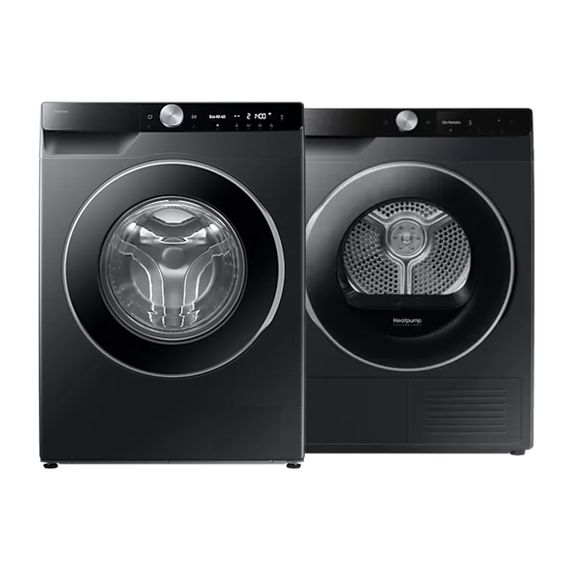 Bundel - Wasmachine WW90DG6U85LB AI Wash 6000-serie + Droogkast DV90DG6845LBU3