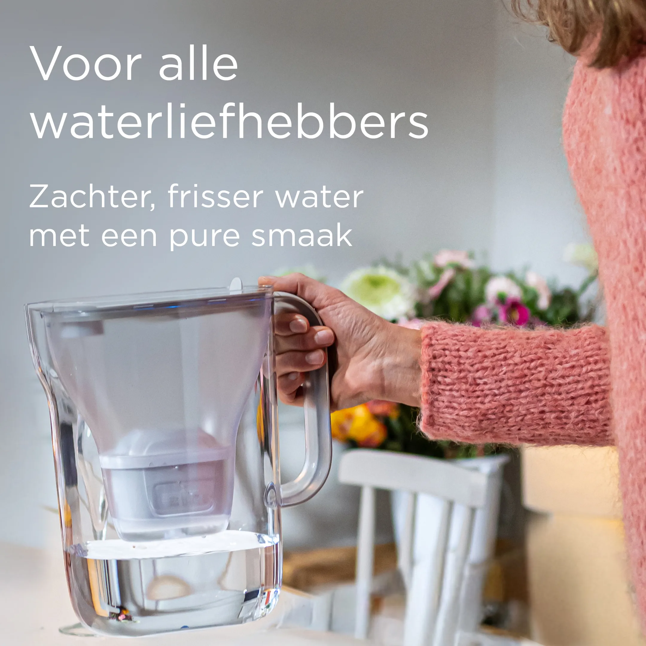 Style Essential Waterfilterkan 2.4L - Steen Blauw - incl. 1 Maxtra Pro Waterfilter