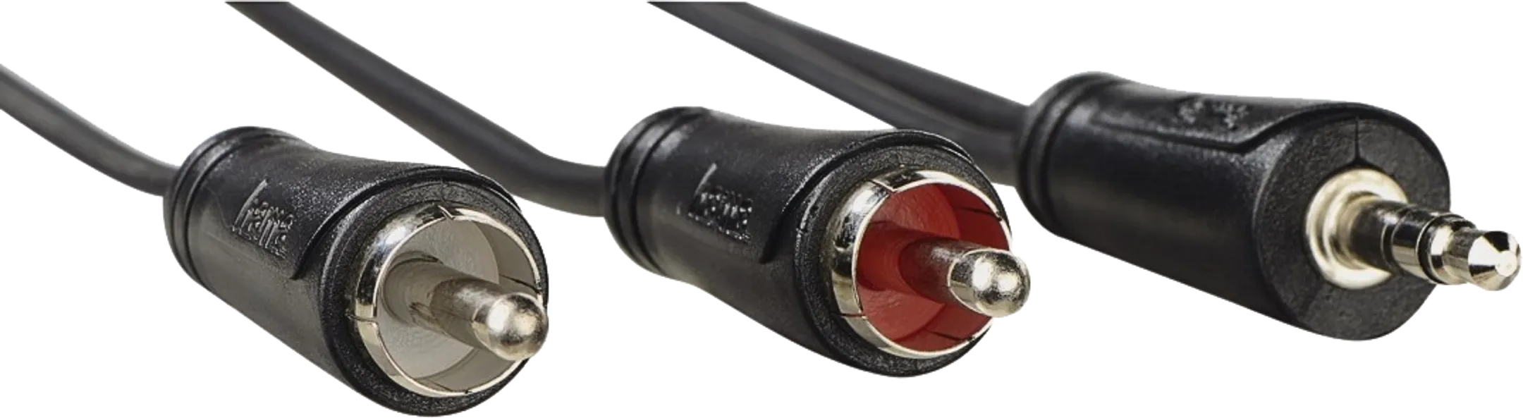 Hama Audiokabel 3,5mm naar 2 Cinch - 1,5m image