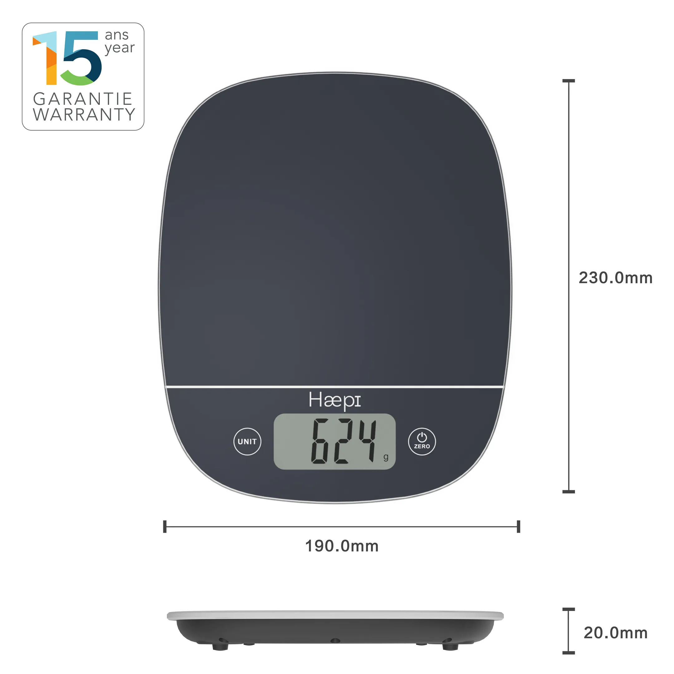 Balance de cuisine Hi- Blueberry