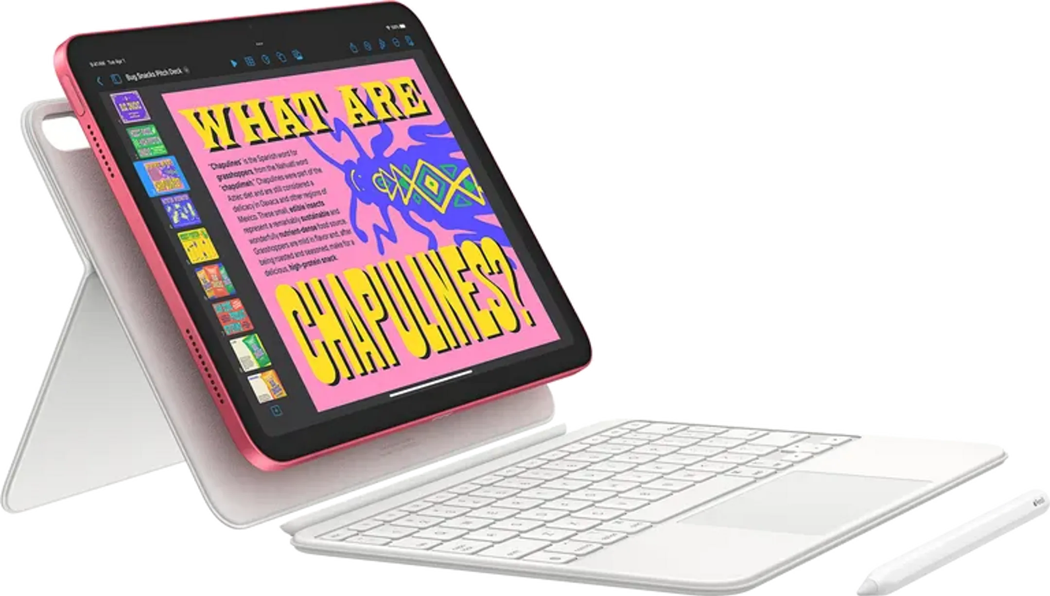 Apple iPad (2025) Wifi 128Go Bleu + Smart Folio image