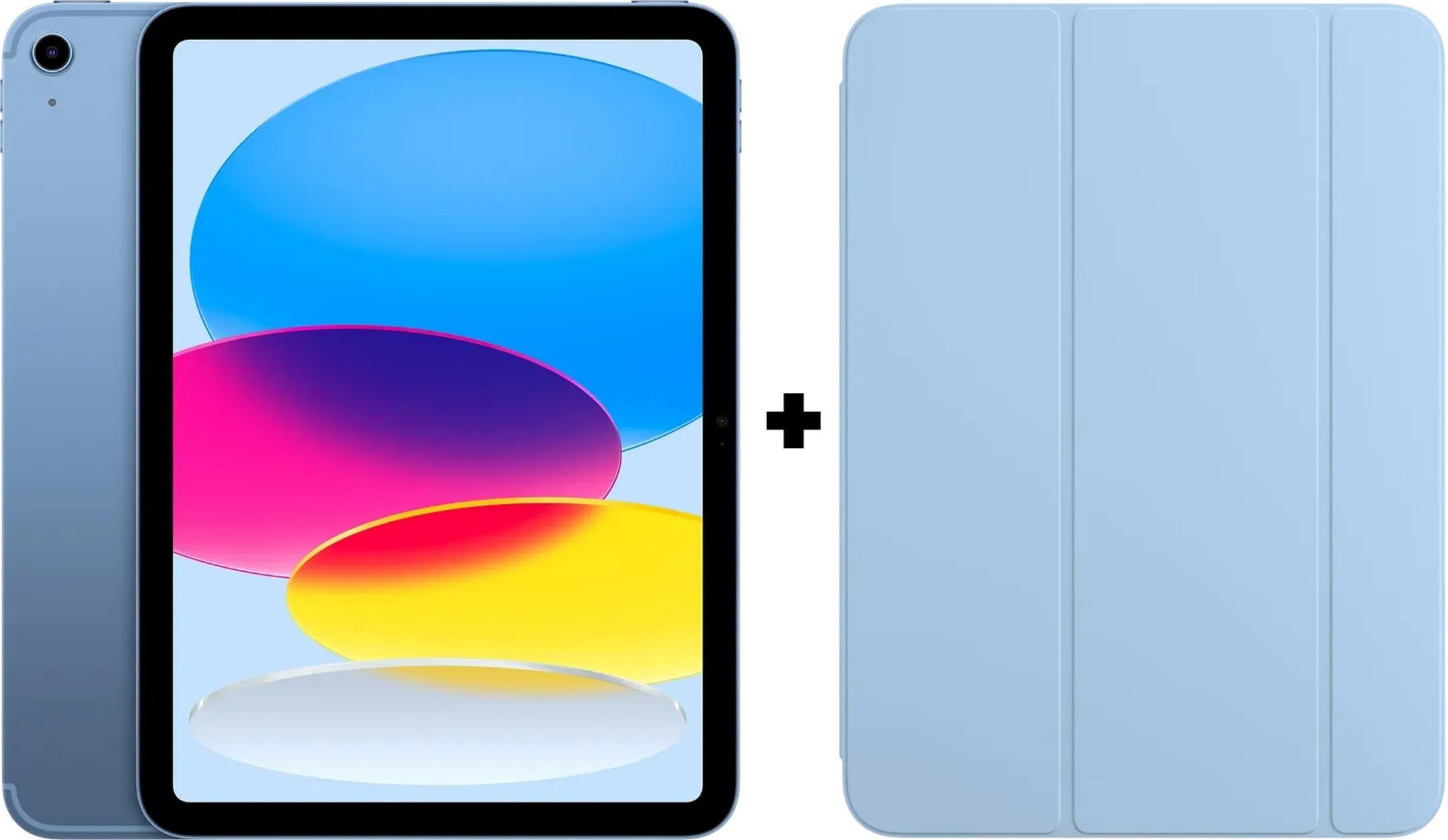 Apple iPad (2025) Wifi 128GB Blauw + Smart Folio image