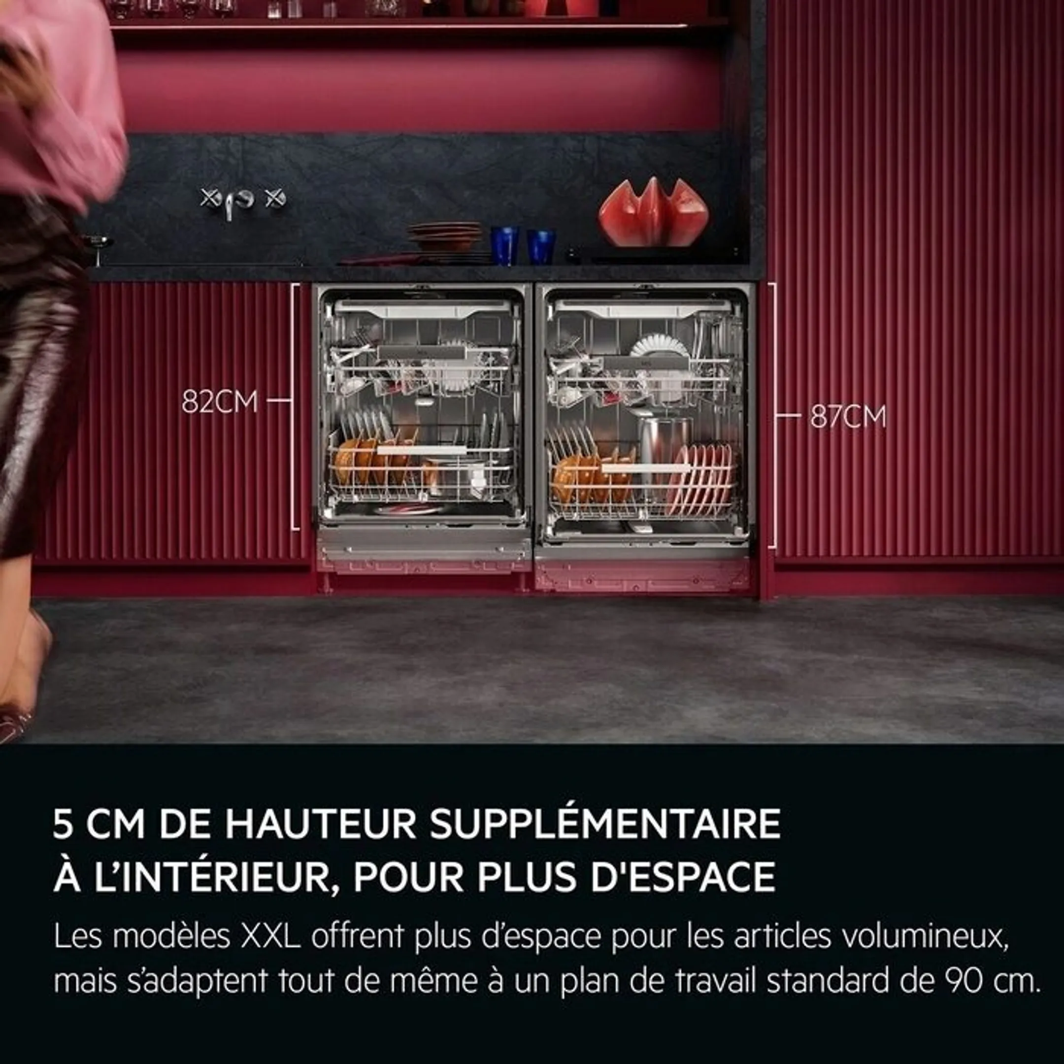 AEG Lave-vaisselle encastrable GI8700B2TN 8000 XXL CleaningPerformance image